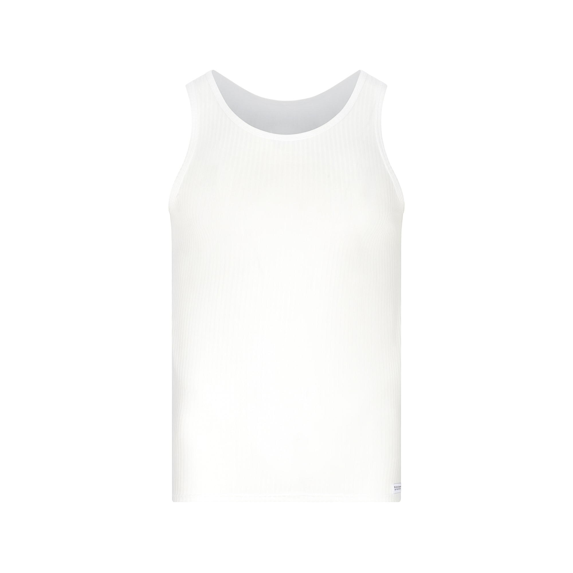Bruno Banani T-Shirt »FINE RIB« mit Rundhalsausschnitt, Cotton-Mix, elastisch
