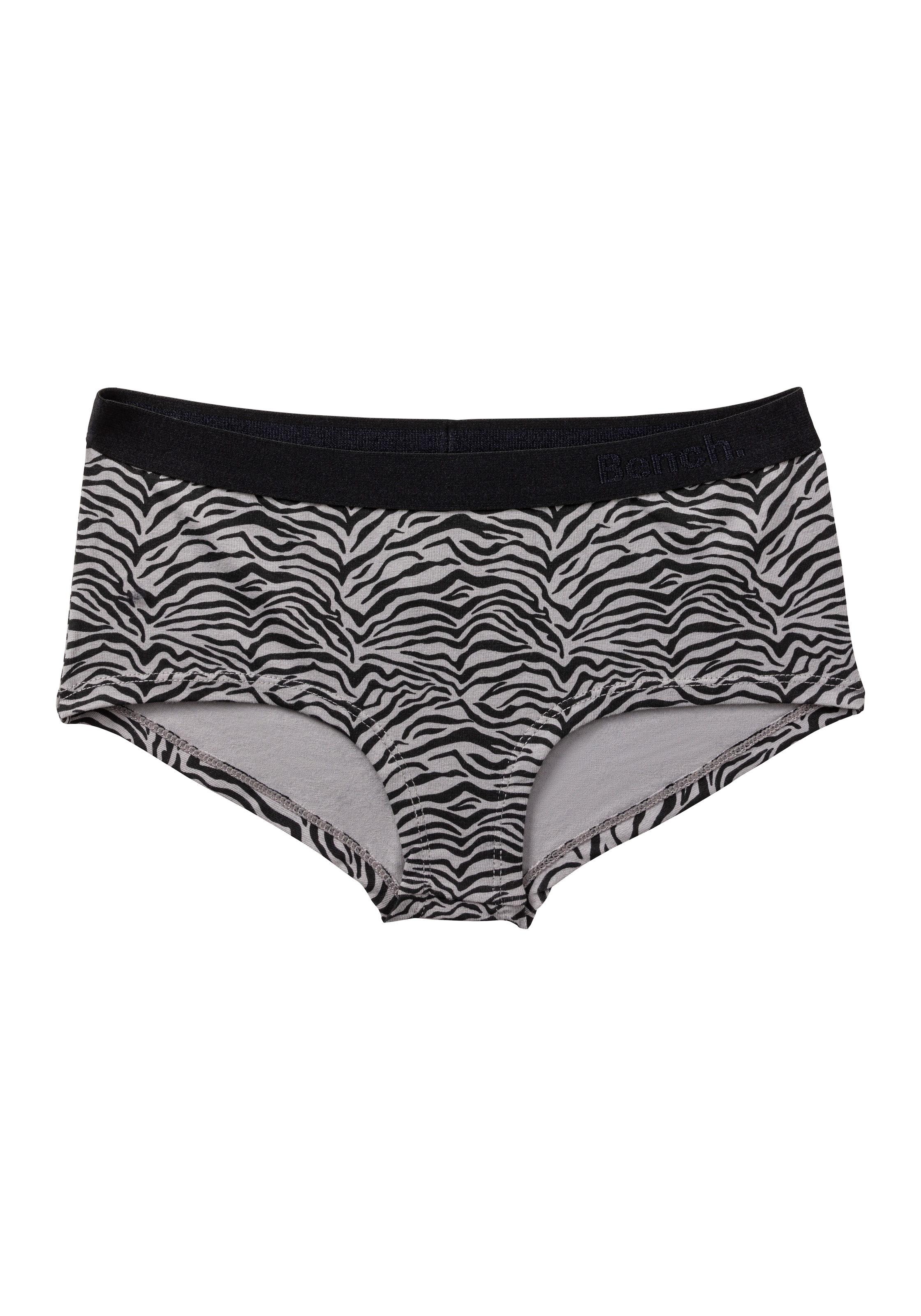 Bench. Set: Bustier mit Panty, 4 tlg., in tonigem Zebramuster