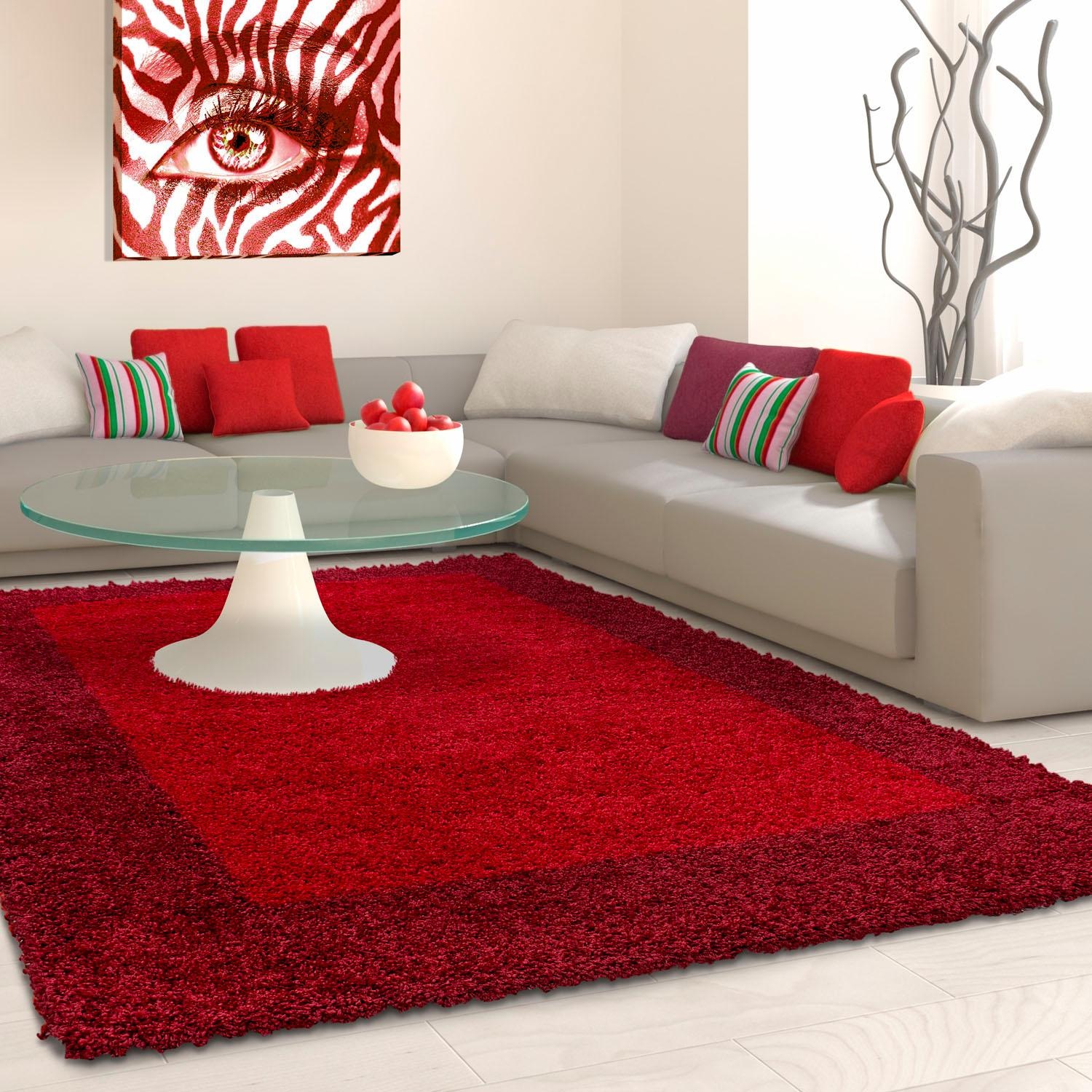 Ayyildiz Teppiche Hochflor-Teppich »Life Shaggy 1503«, rechteckig, 30 mm Höhe, als Läufer und in rund erhältlich, Shaggy, Langflor, Wohnzimmer