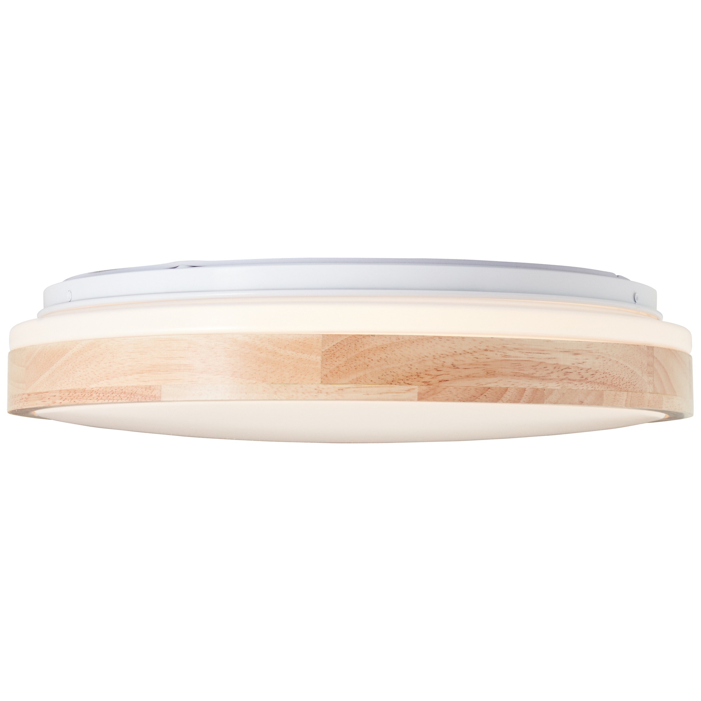 Brilliant LED Deckenleuchte »Brodsky«, 2500 lm, Ø 39 cm, Metall/Holz, holz hell/weiß