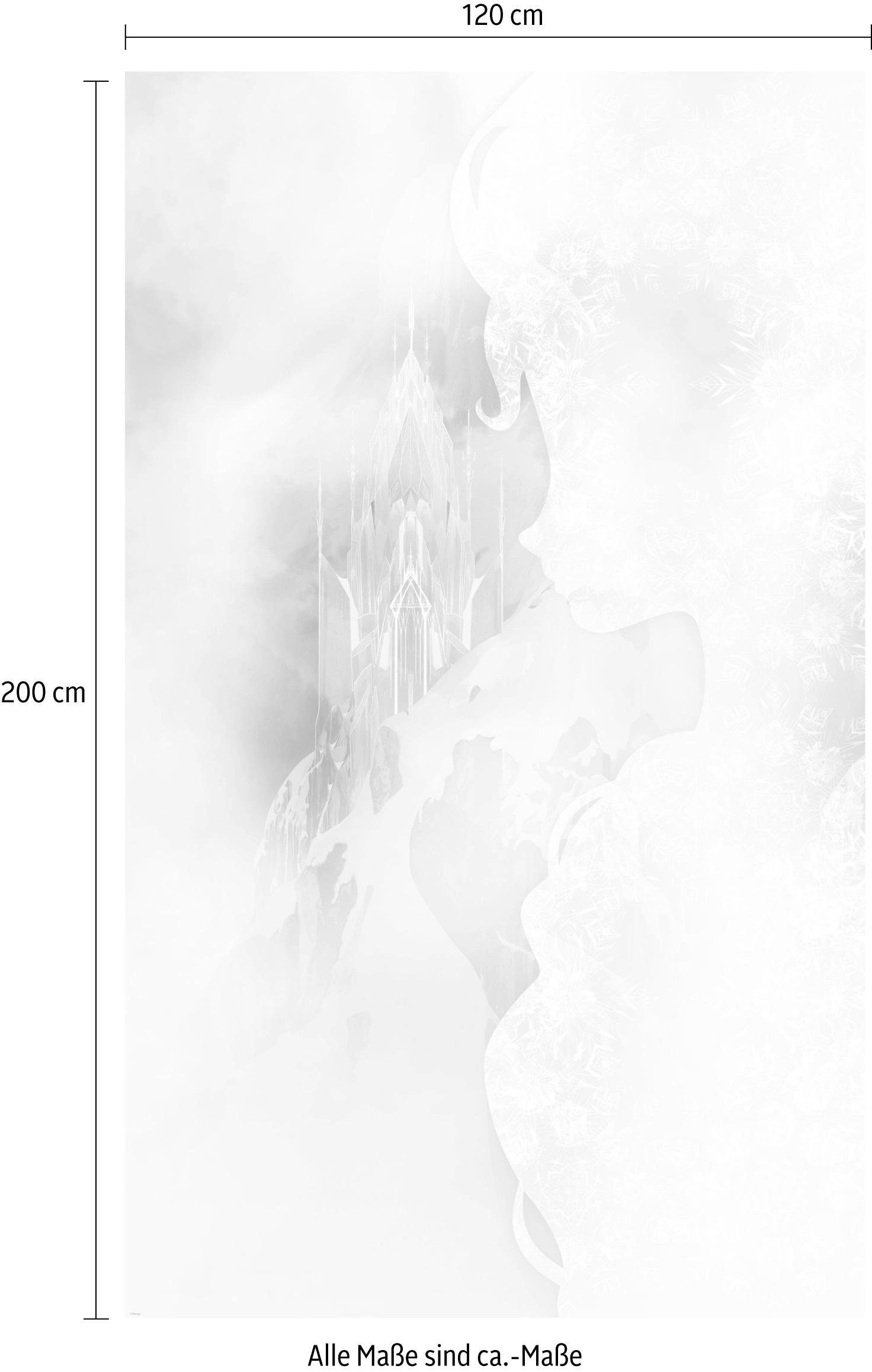 Komar Vliestapete »Digitaldruck Vlies - Frozen Winter Mist - Größe 120 x 200 cm«, bedruckt, Kinderzimmer