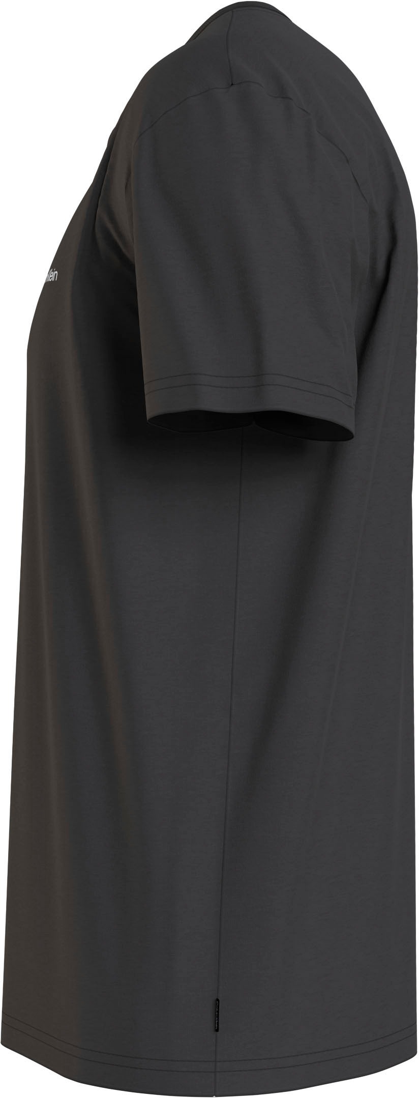 Calvin Klein T-Shirt »Micro Logo«, aus dickem Winterjersey, mit Logoprint