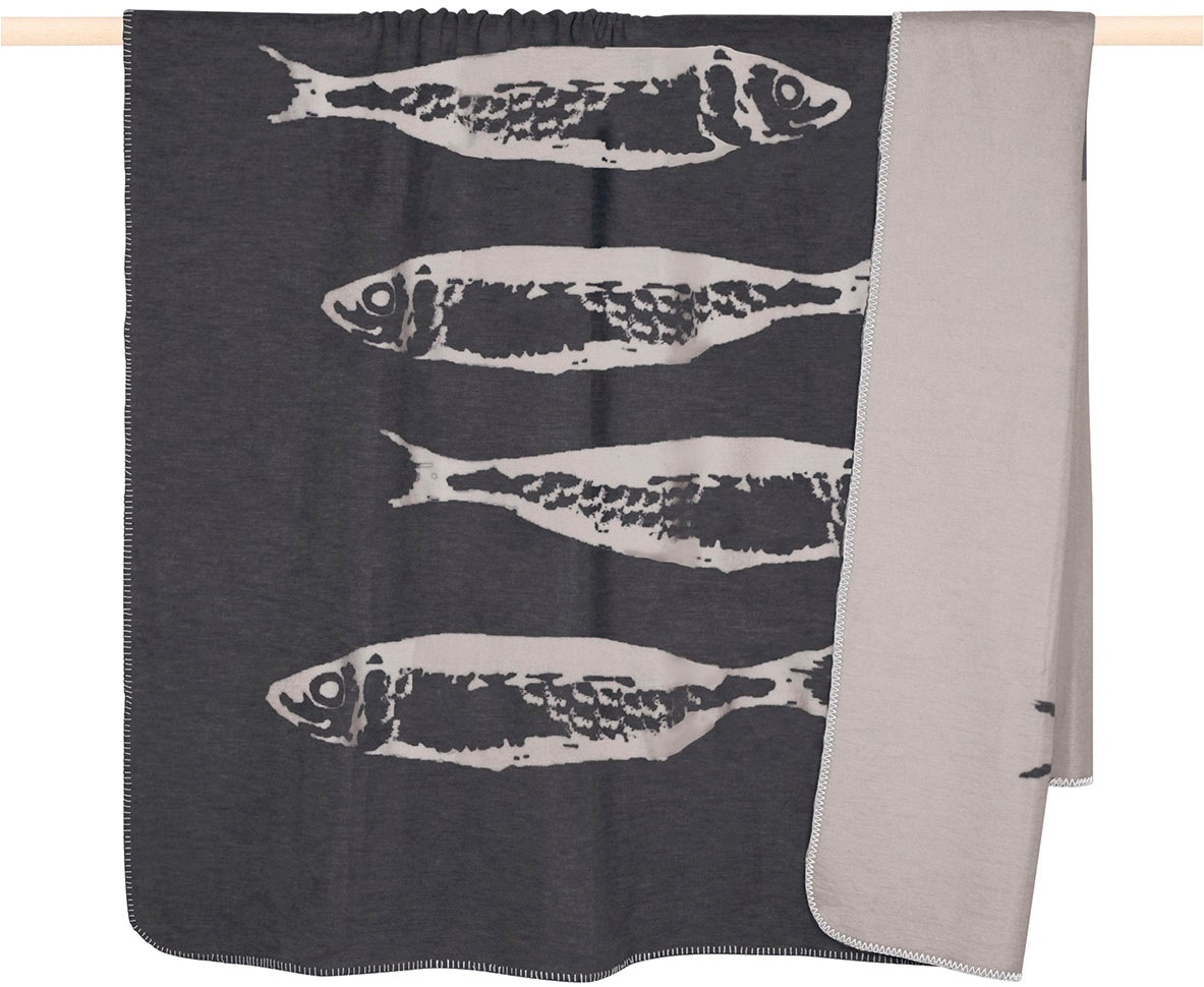 PAD Wohndecke »FISH« Made in Europe, Wendefunktion, Motiv Fische, 150x200 c günstig online kaufen