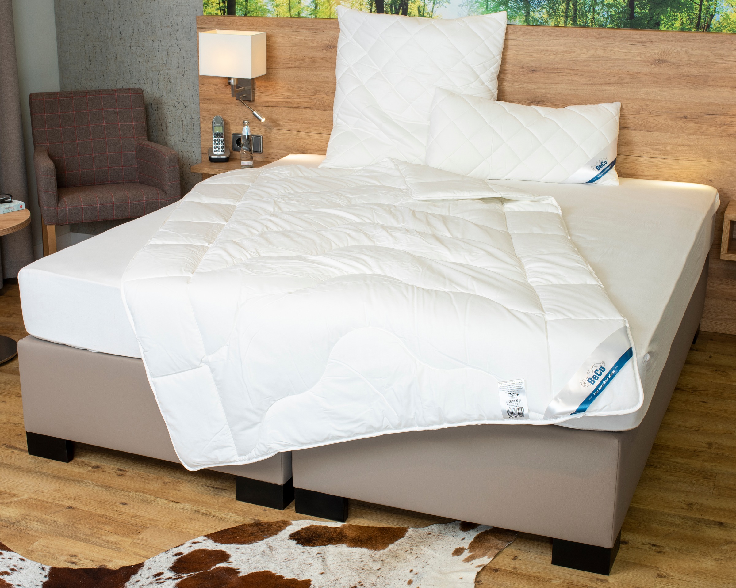 Beco Bettdecke + Kopfkissen »Medibett Made in Green, Bettdecke & Kissen im günstig online kaufen