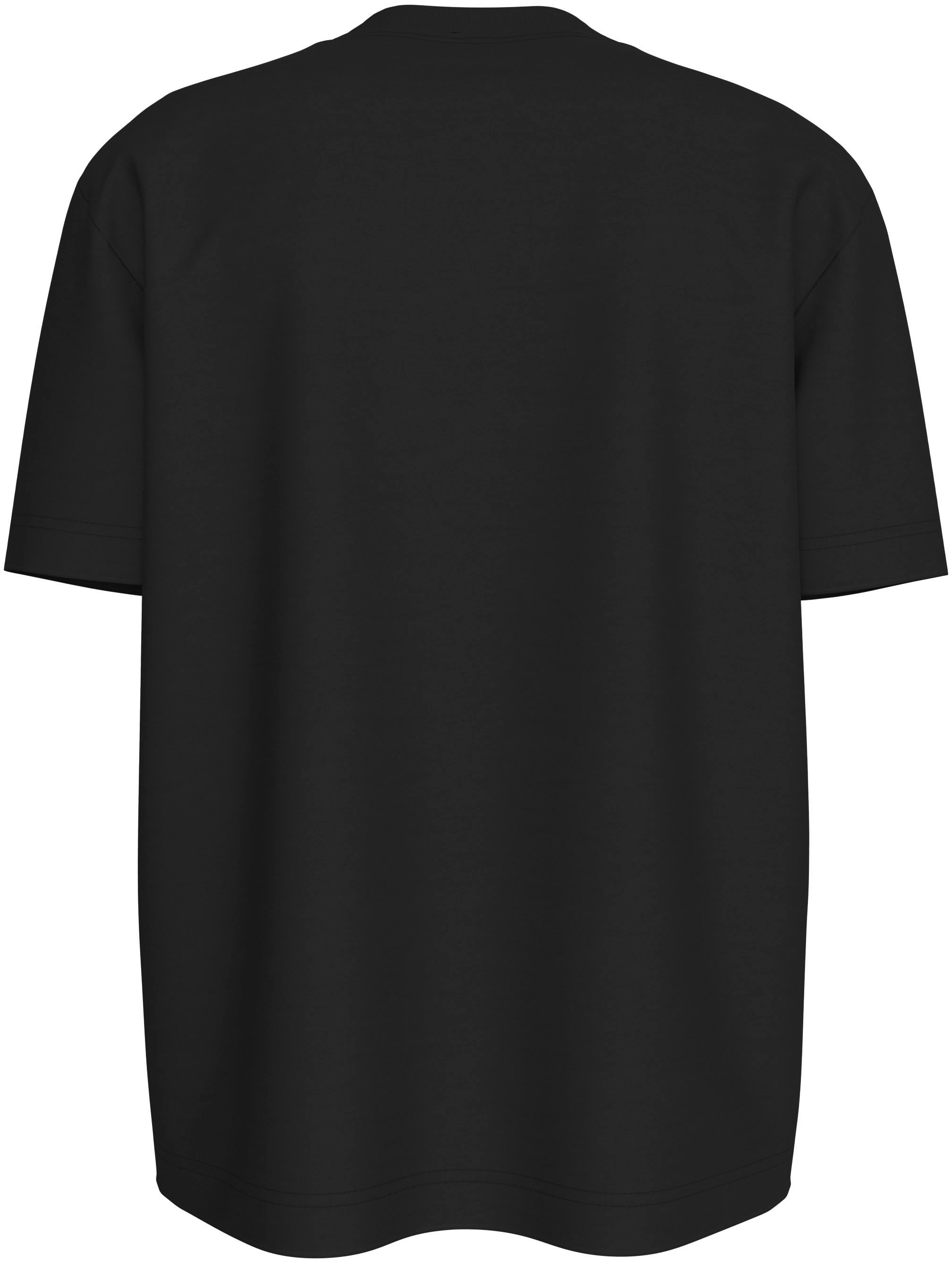 Calvin Klein Jeans Rundhalsshirt »TEXTURED MONOLOGO TEE«, Logodruck