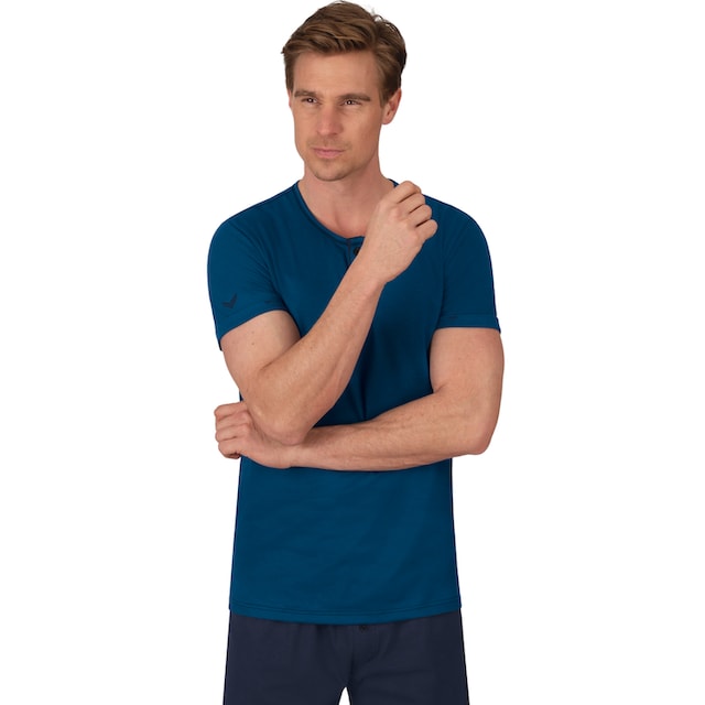 Trigema T-Shirt »TRIGEMA T-Shirt Knopfleiste aus Biobaumwolle« bestellen