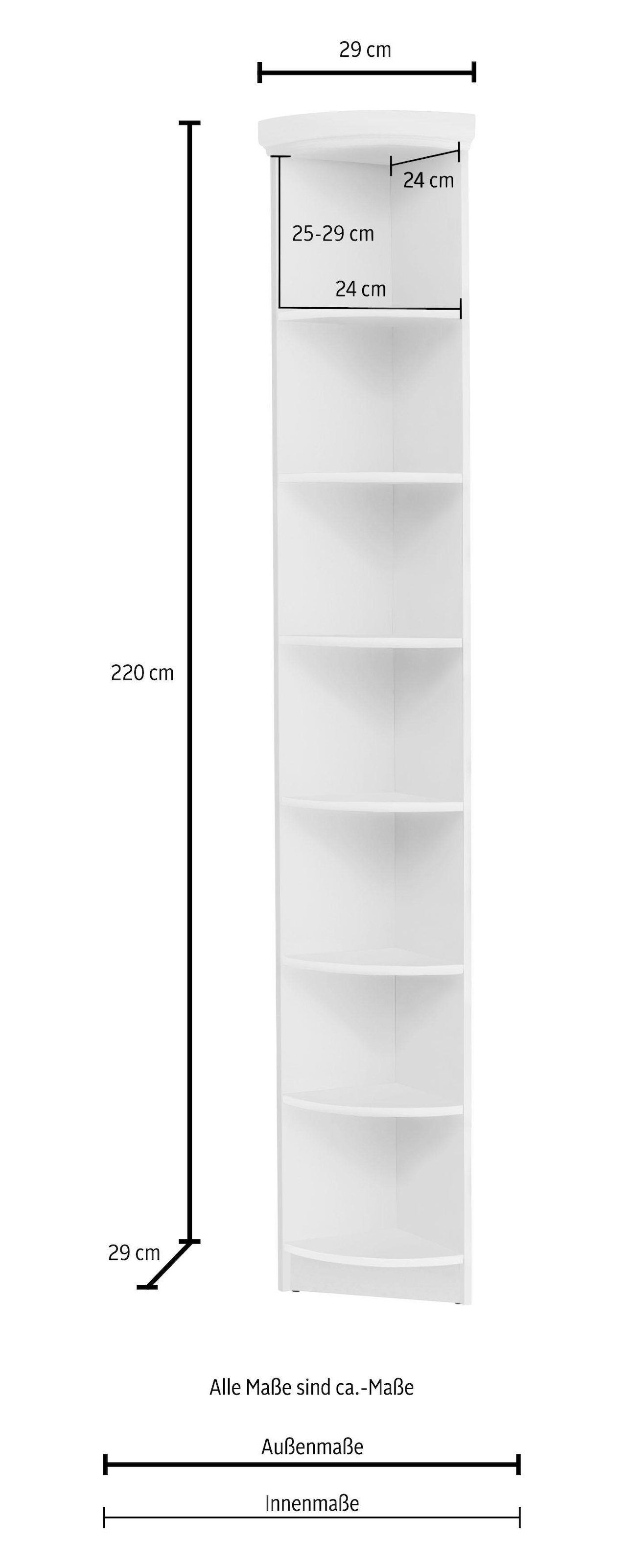 Home affaire Anbauregal »Soeren«, aus massiver Kiefer, Höhe 220 cm, Tiefe 29 cm