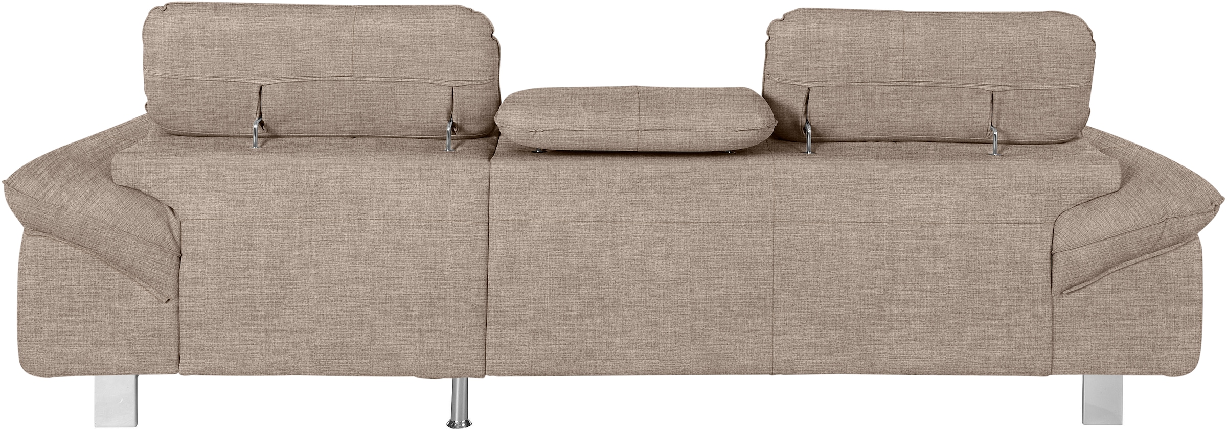 COTTA Ecksofa Driver, mit Kopfteilverstellung, wahlweise mit Bettfunktion