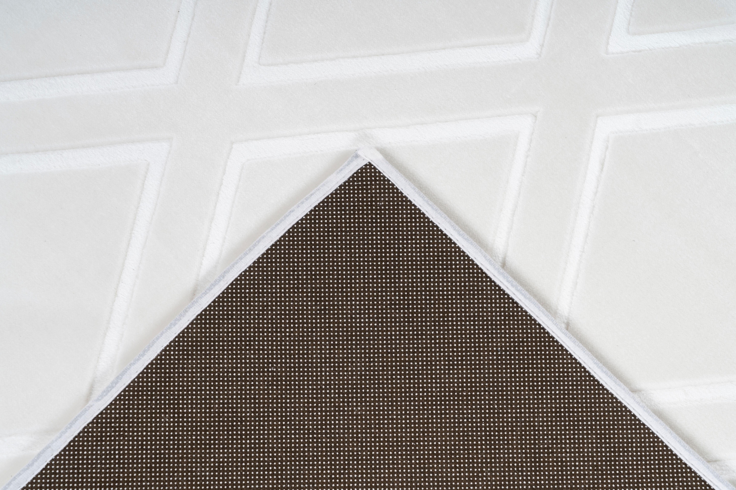 calo-deluxe Teppich »Latemar 400«, rechteckig, 7 mm Höhe, Hoch -Tief Struktur, Wohnzimmer