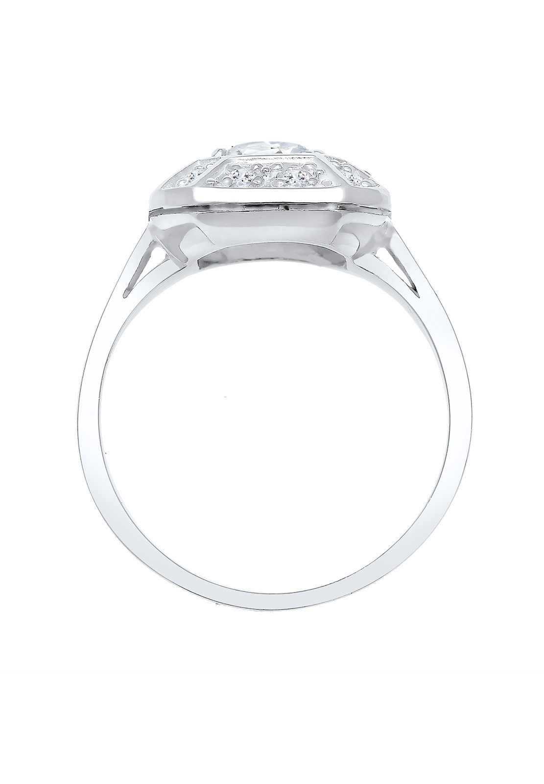 Elli Premium Verlobungsring »Verlobungsring Glamour Funkelnd Topas 925 Silber«