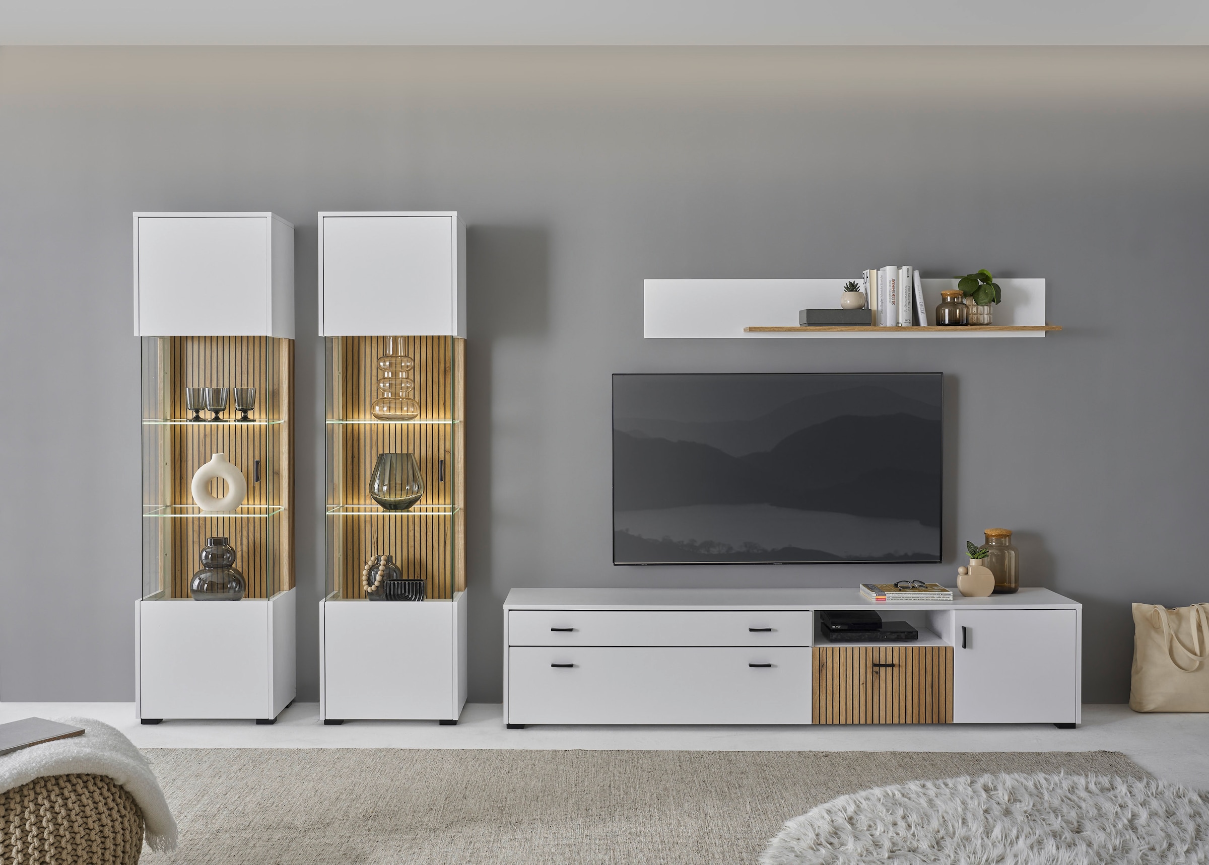 INOSIGN Wohnwand »HUDSON« Set, 4 Stk. tlg.