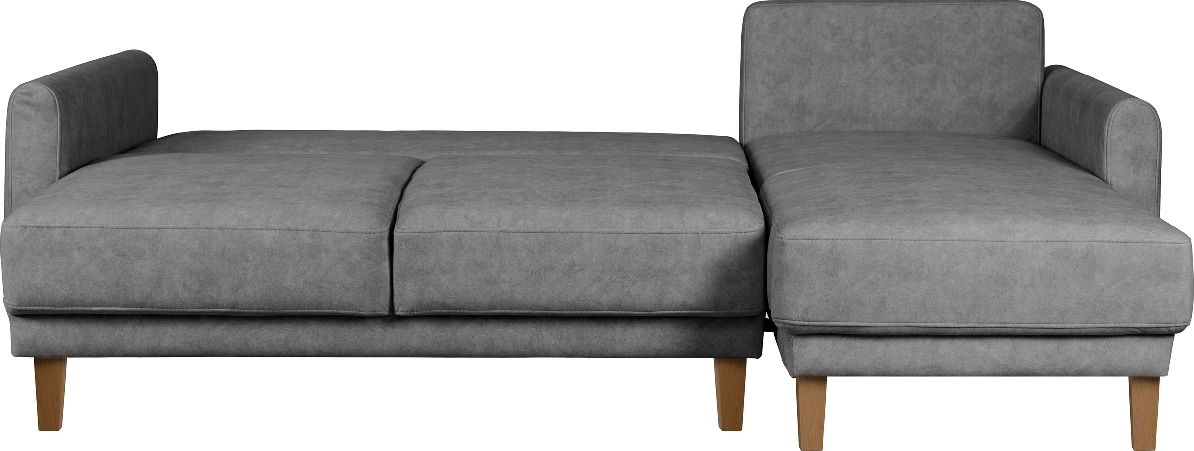 Home affaire Ecksofa »TRIPLO optionale Schlafsofa mit Bettkasten, Maße B/T/H: 234/164/89 cm«, L-Form wahlweise mit Bettfunktion - Liegefläche 132x210 cm