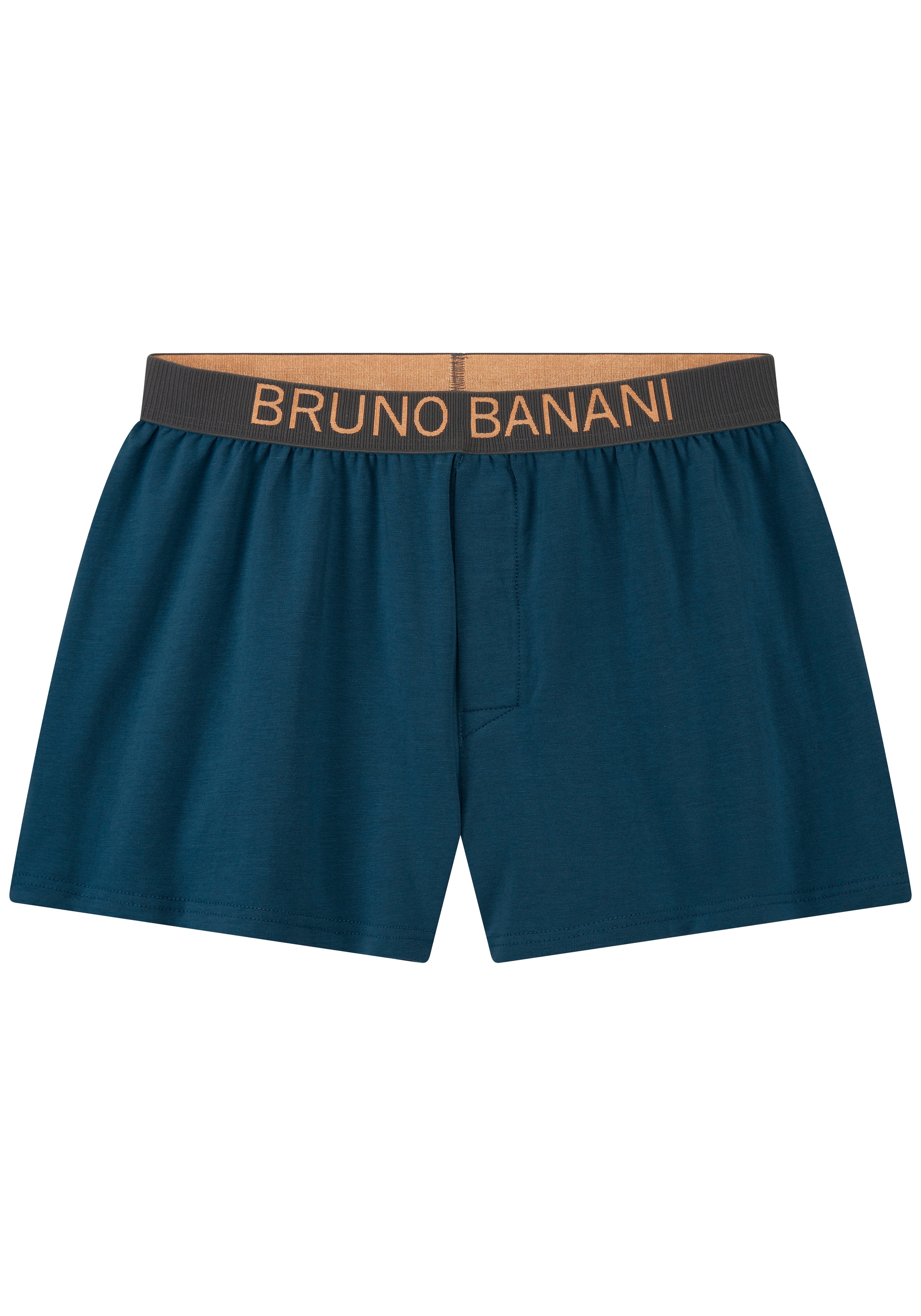 Bruno Banani Weiter Boxer »Boxershorts in lockerer Passform« Packung, 3 Stk. mit weichem und elastischem Rippenbündchen