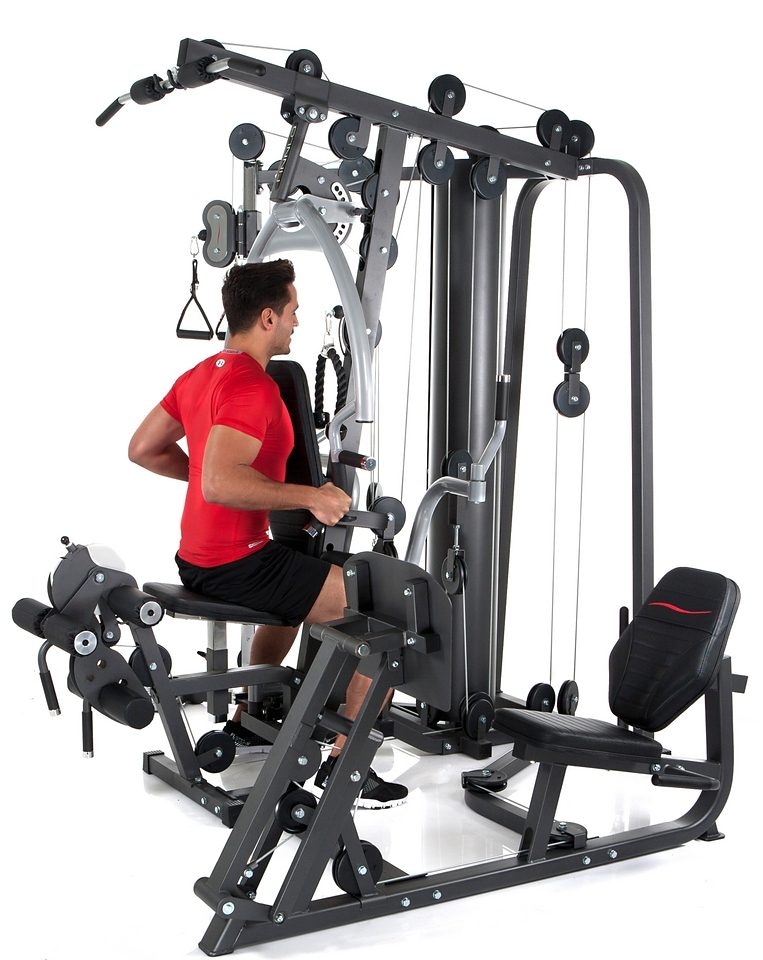 Finnlo by Hammer Kraftstation »Autark 6800«, 20 Gewichtsblöcke, (Butterflystange, Beinpresse, Latzug und mehr), multifunktionale Fitnessstation, max. Trainingsgewicht 110 kg