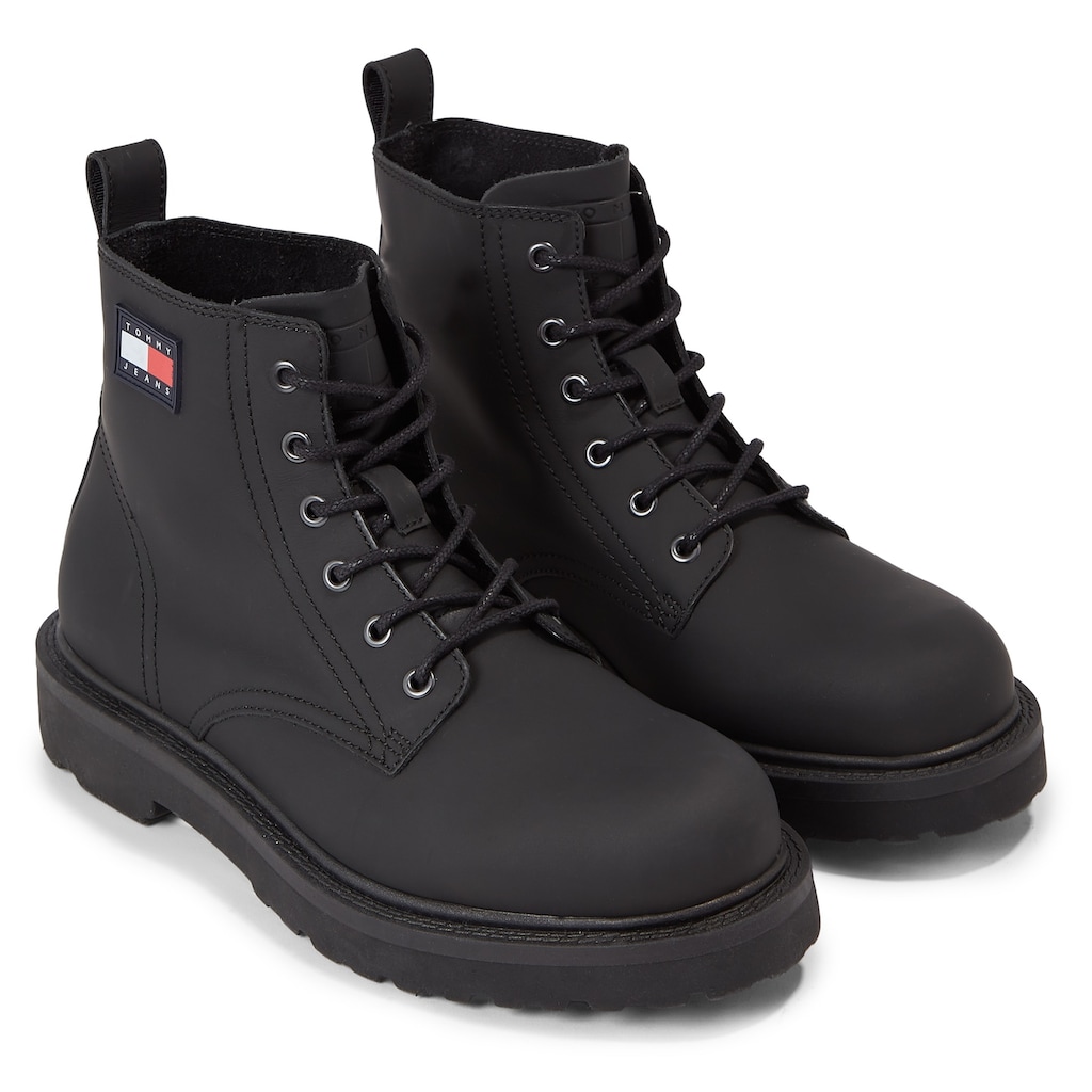 Tommy Jeans Schnürboots »TJM RUBERIZED LACE UP BOOT«