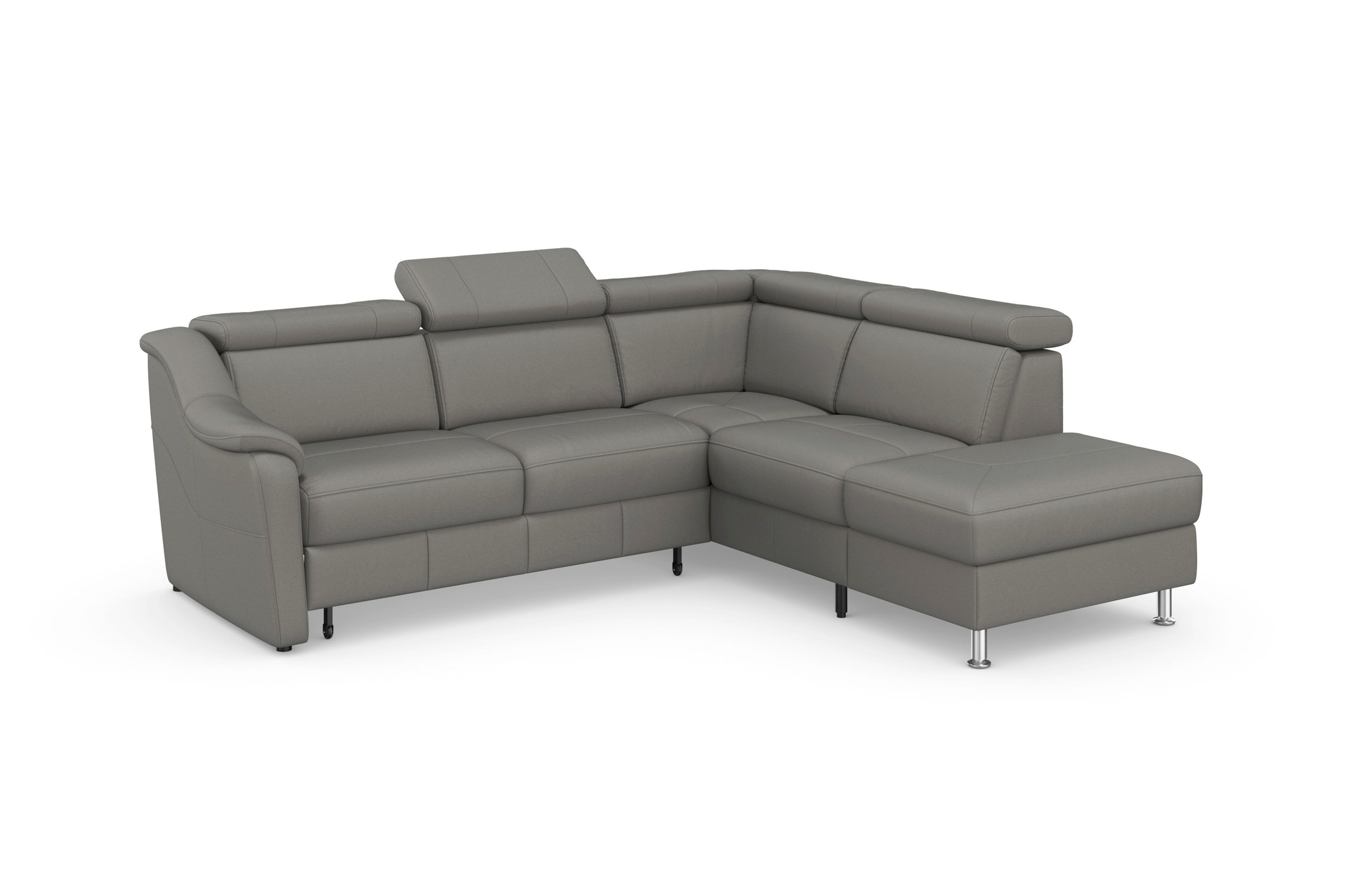 sit&more Ecksofa »Freetown L-Form«, inklusive Kopfteilverstellung und komfortablem Federkern