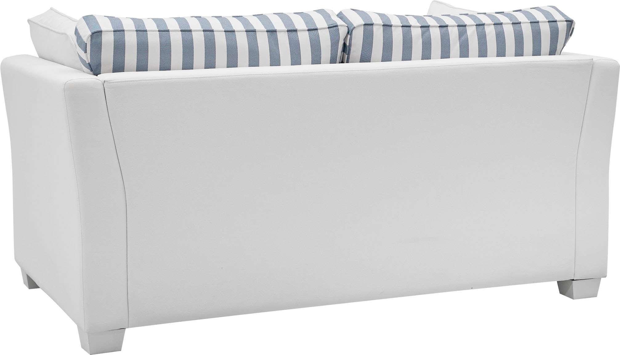 Home affaire 2-Sitzer »CALIFORNIA«, maritimer Landhausstil, in 3 Breiten, mit Holzfüßen Weiß lackiert