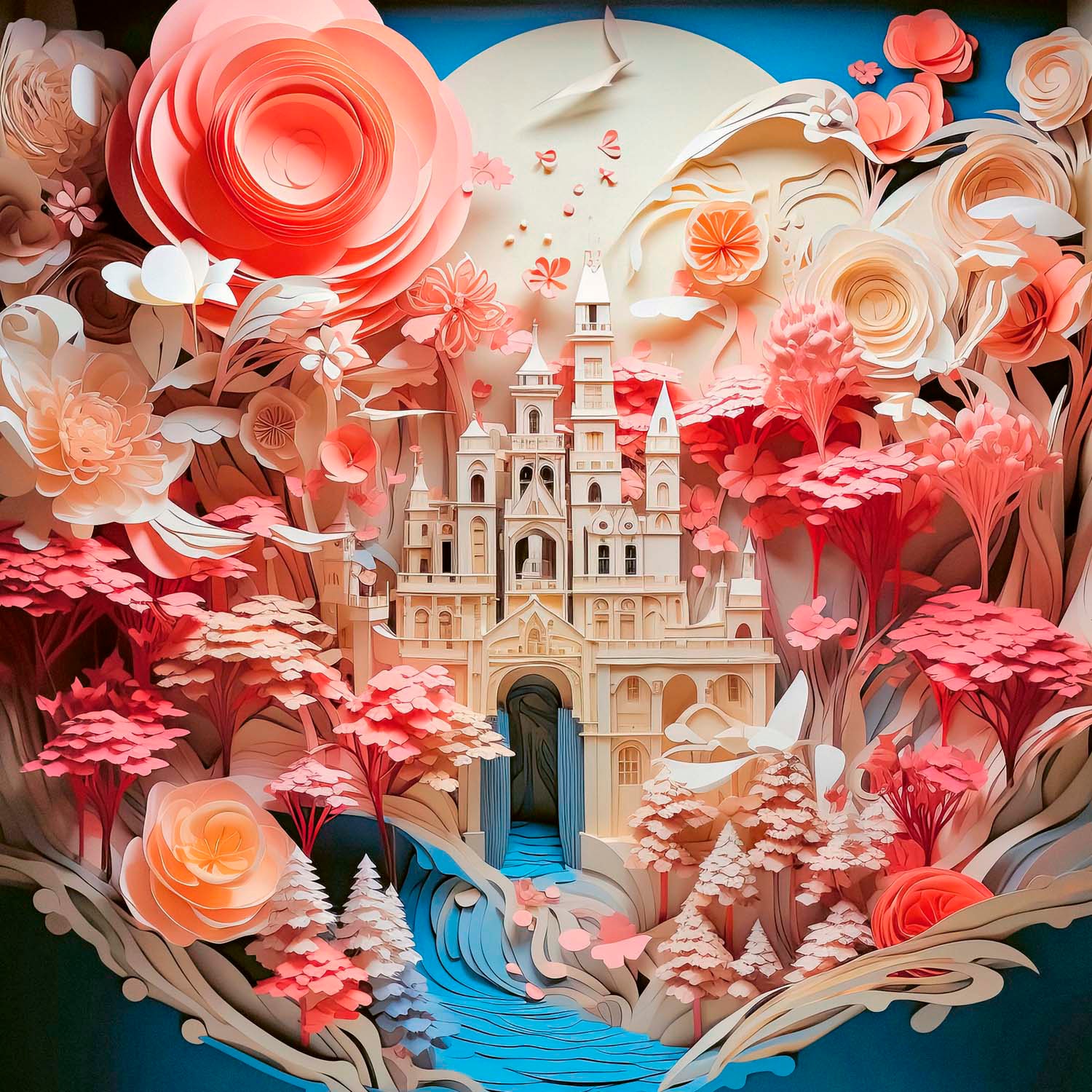 HEYE Puzzle »White Castle / Paper-Like«, Made in Germany