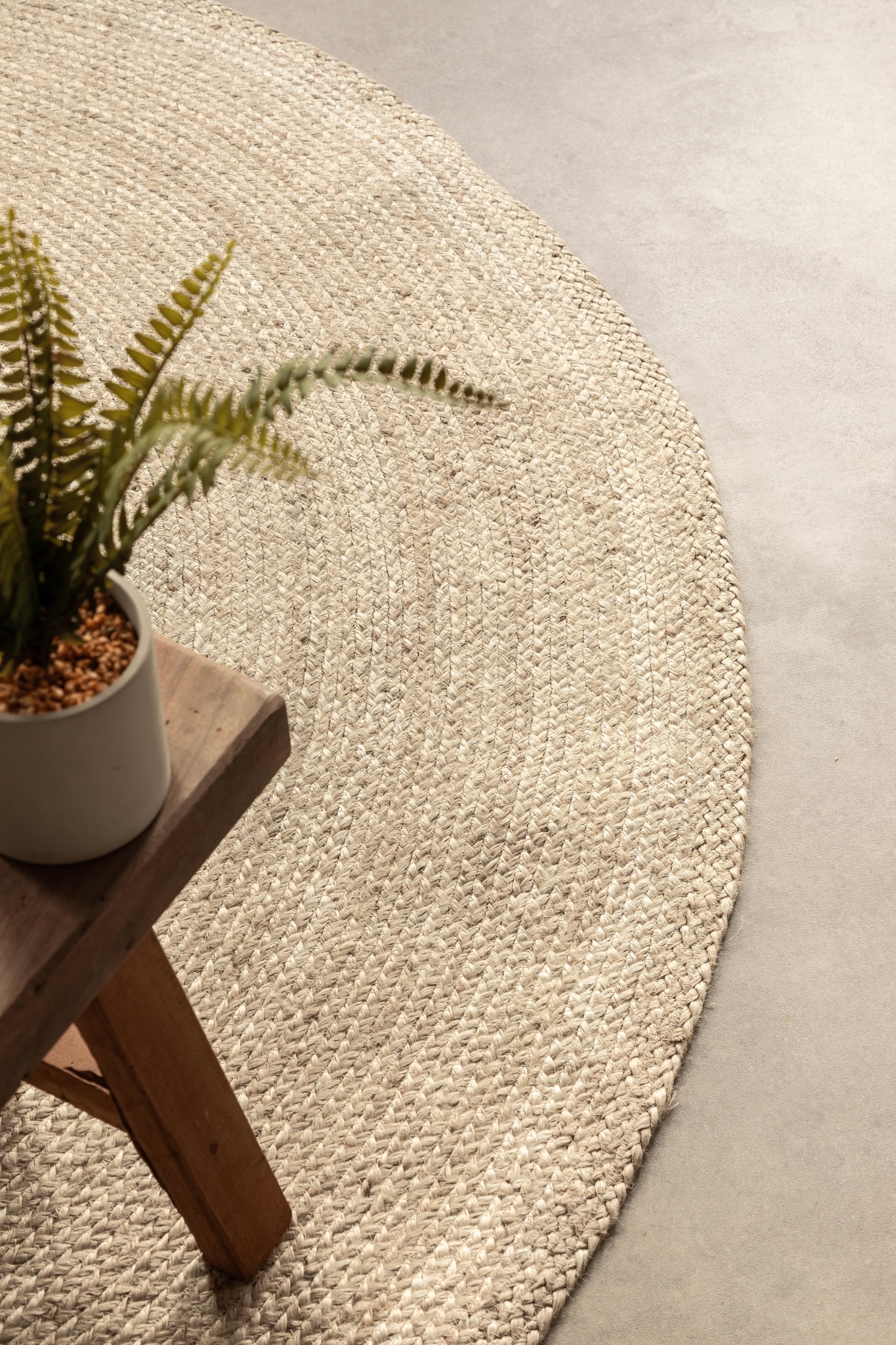 HANSE Home Teppich »Rangpur Juteteppich, in rund und oval« oval 10 mm Höhe handgewebt, 100% Jute , Natur, Wohnzimmer, Flur, Boho, Skandi