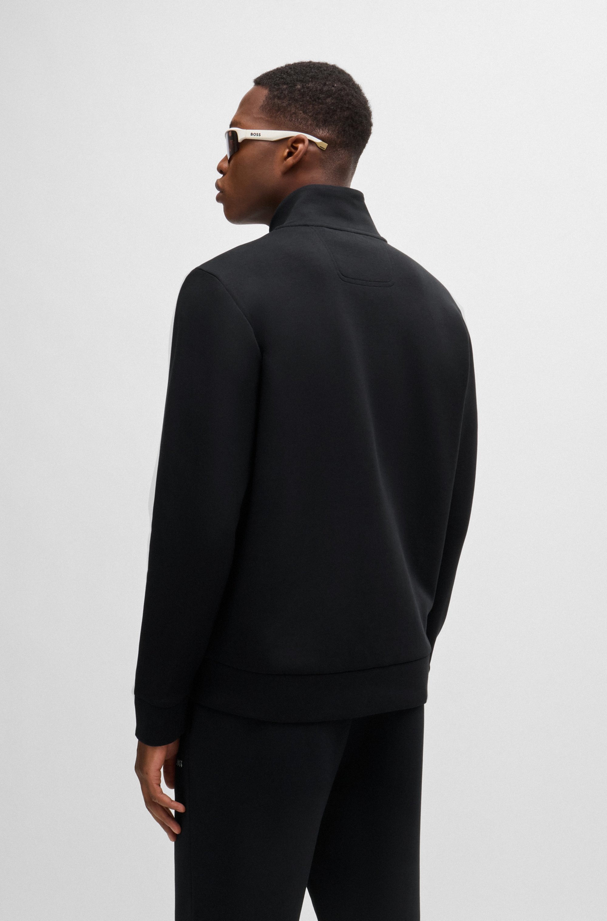BOSS GREEN Sweatjacke »Skaz«, mit Druck