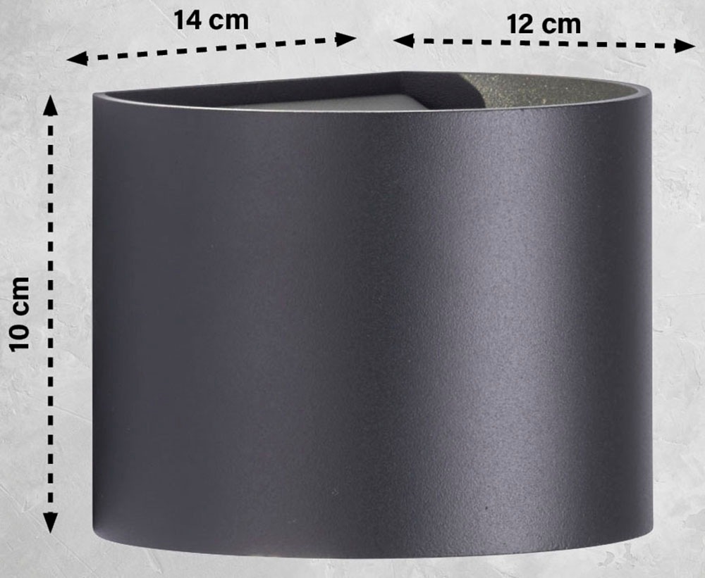 FISCHER & HONSEL Wandleuchte »Matteo«, Leuchtmittel LED-Modul | LED wechselbar, langlebige LED