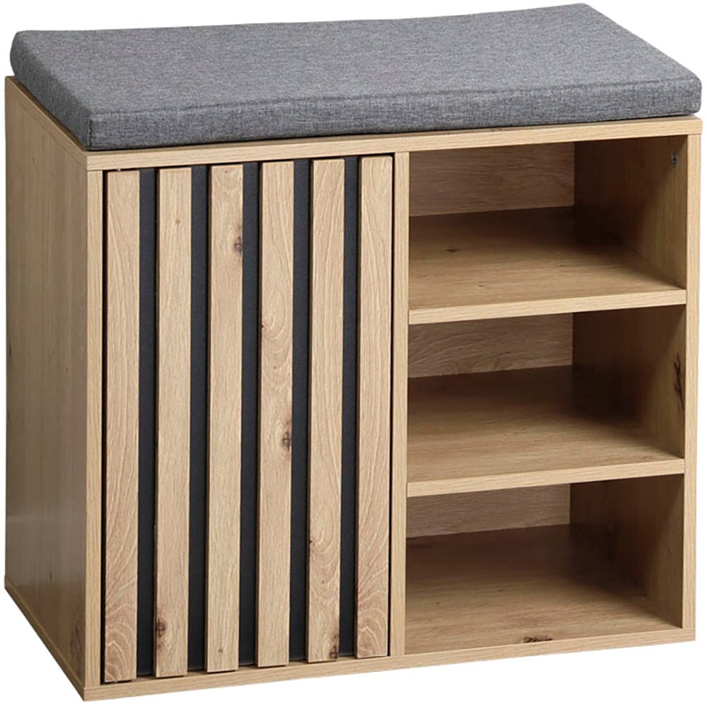 KESPER® Schuhbank »Schuhschrank mit Sitzkissen« grifflos, Sitzkissen abnehmbar und waschbar