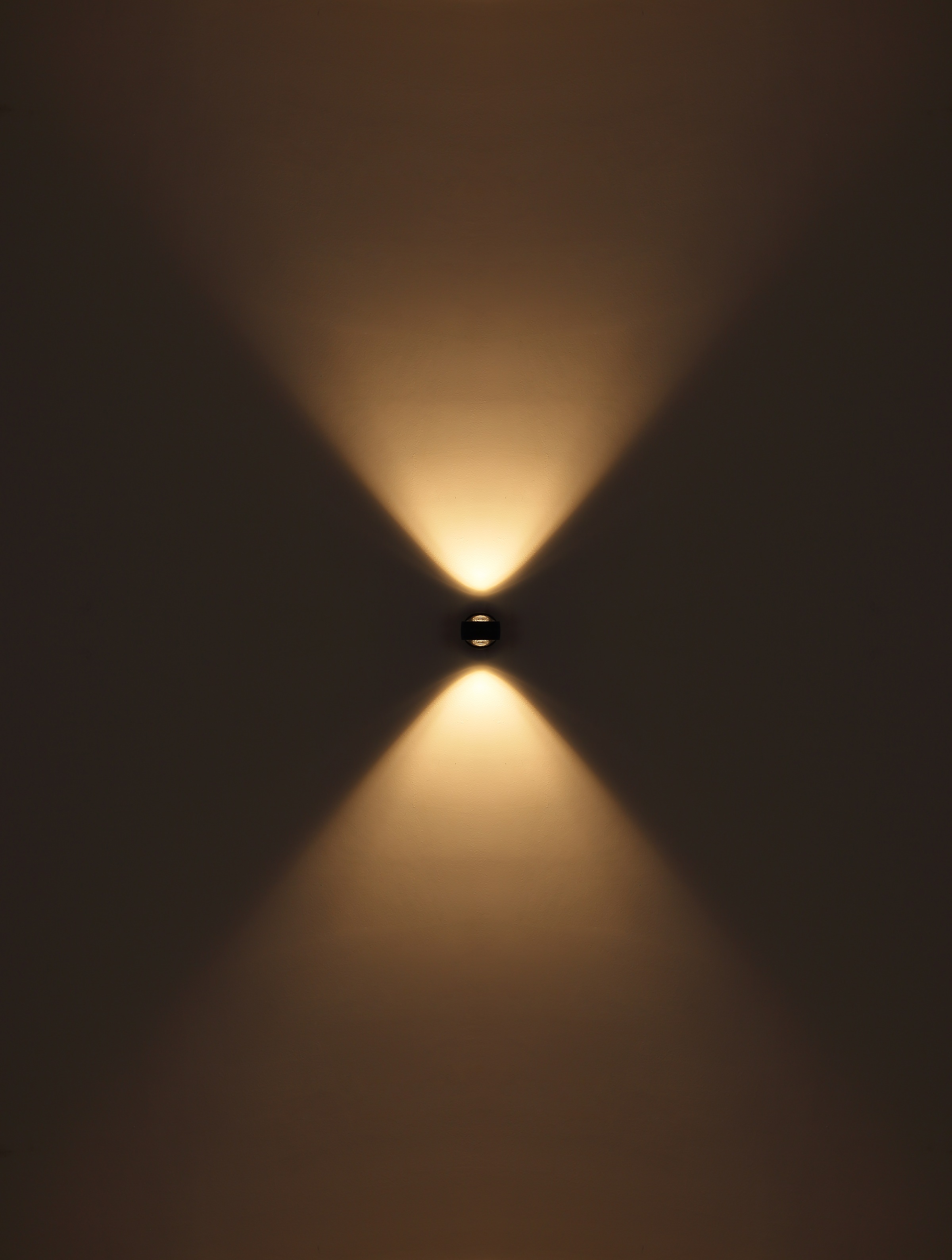 GLOBO LIGHTING LED Wandleuchte »RANDI«, Leuchtmittel LED-Modul | LED fest integriert, Wandlampe/Lichtschein: auf- und abwärts/schwarz/Glas