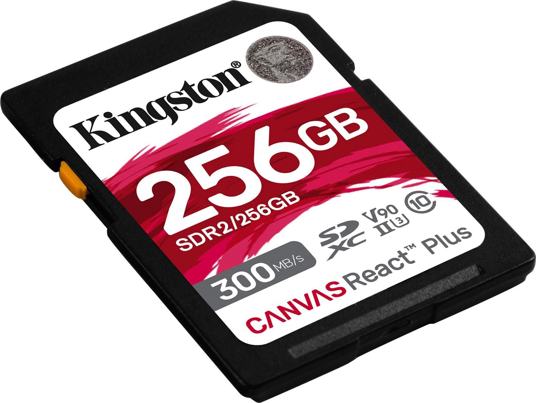 Kingston Speicherkarte »Canvas React Plus SD 256GB«, (Class 10 300 MB/s Lesegeschwindigkeit)