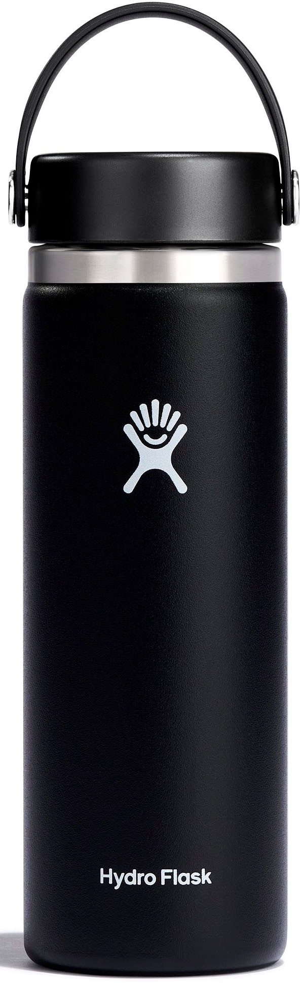 HYDRO FLASK Trinkflasche »20 OZ WIDE« 591 ml schwarz 591 ml
