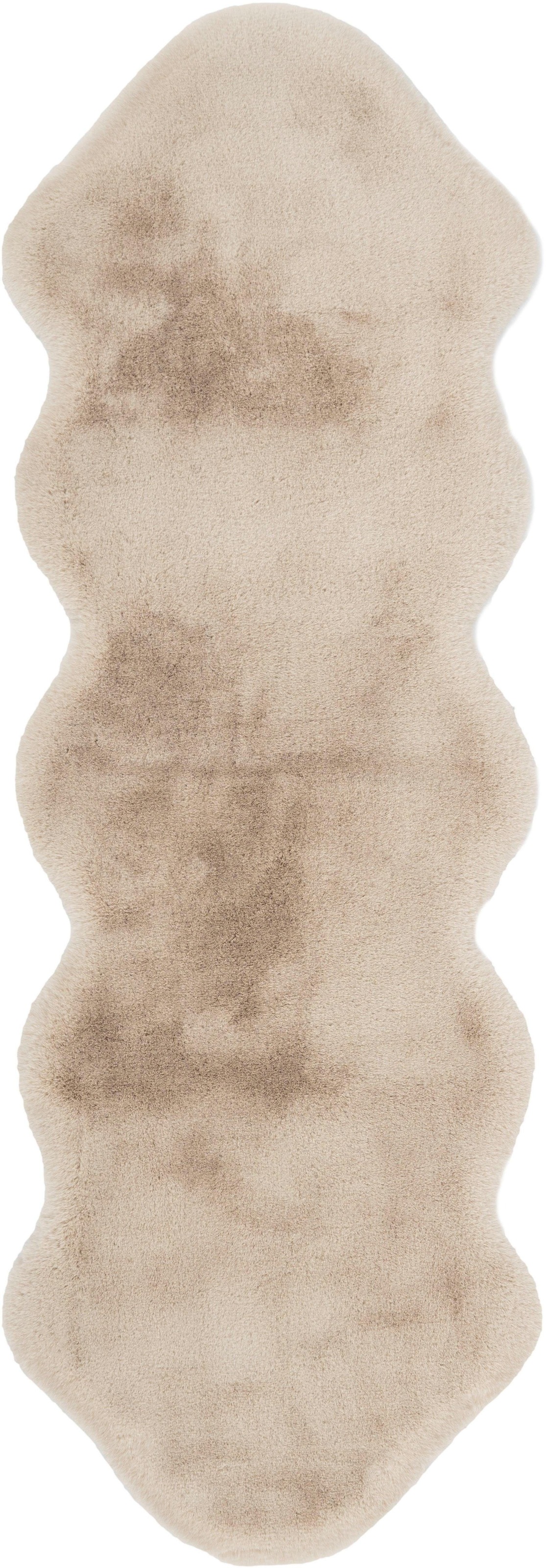 calo-deluxe Fellteppich »Vogesen 300«, fellförmig, 35 mm Höhe, Kunstfell, H günstig online kaufen