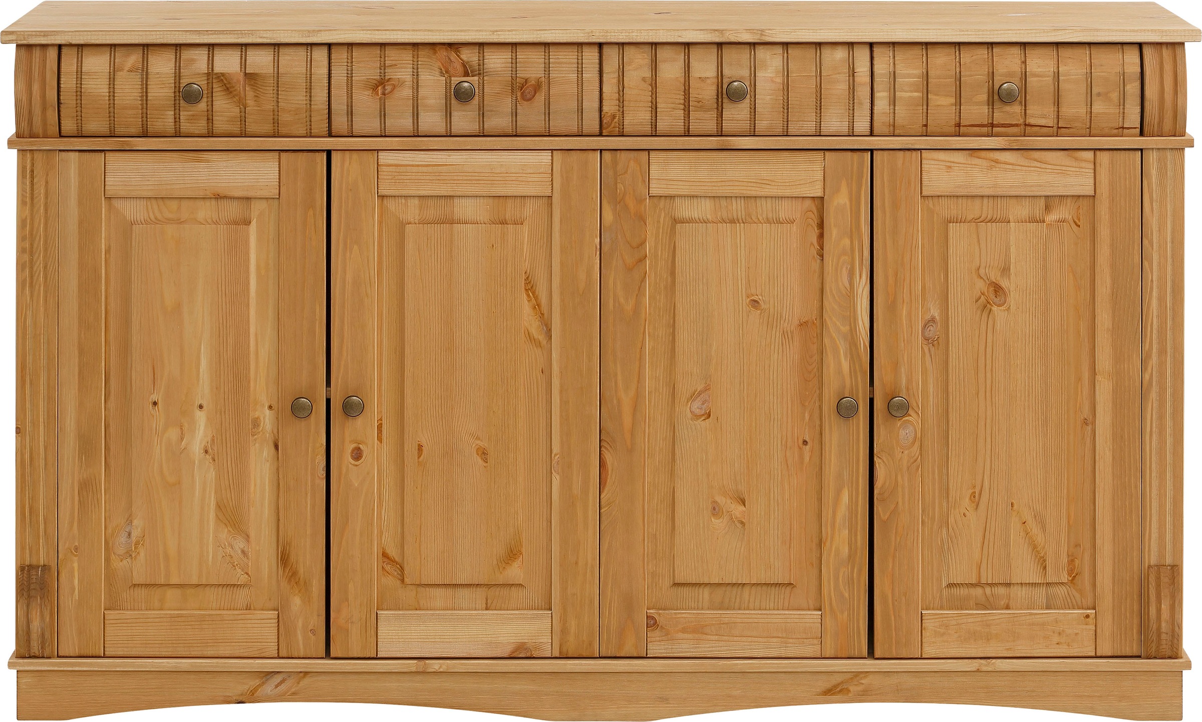 Home affaire Sideboard »Teresa«, Kommode, 4-türig, Breite 152 cm, aus massi günstig online kaufen