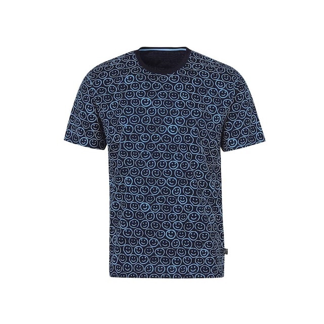 Trigema T-Shirt »TRIGEMA T-Shirt mit freundlichem Smiley-Muster« kaufen