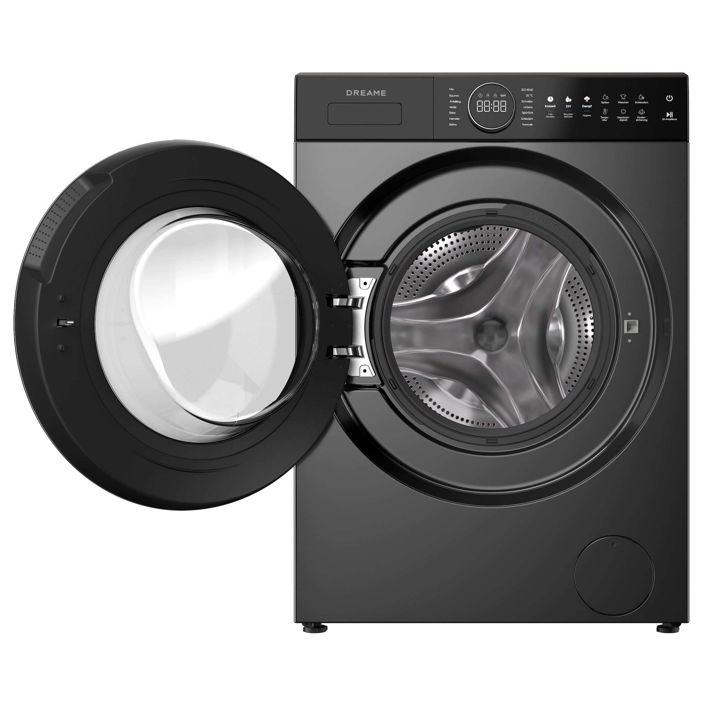 Dreame Waschmaschine »DWF10M70DAEU« 10 kg 1400 U/min Automatikpflege, Hygieneprogramm, Inverter-Motor