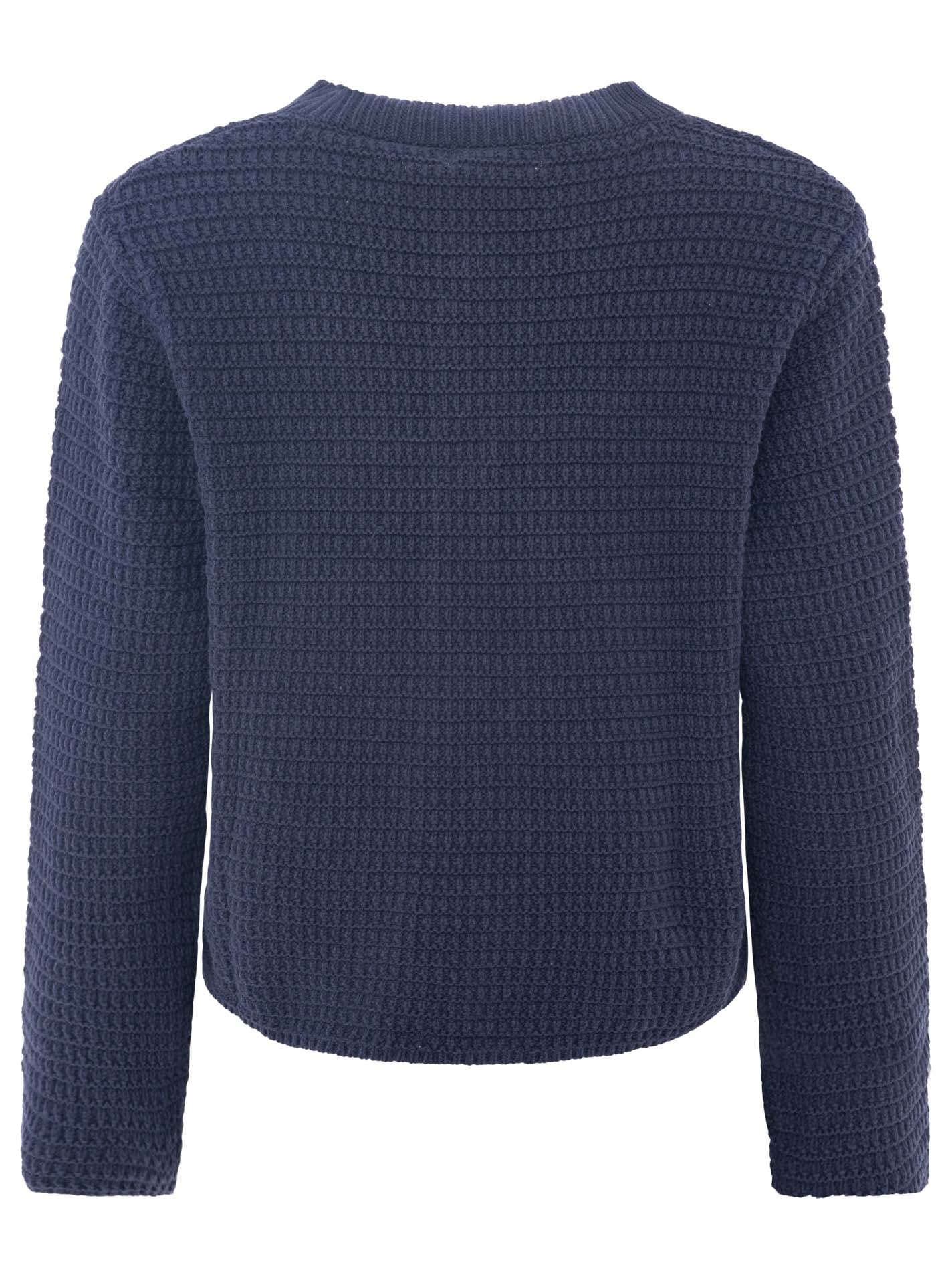 Zwillingsherz Strickjacke »"Herz Knopf"« mit Lockstrickmuster und Herzknöpfen in goldfarben