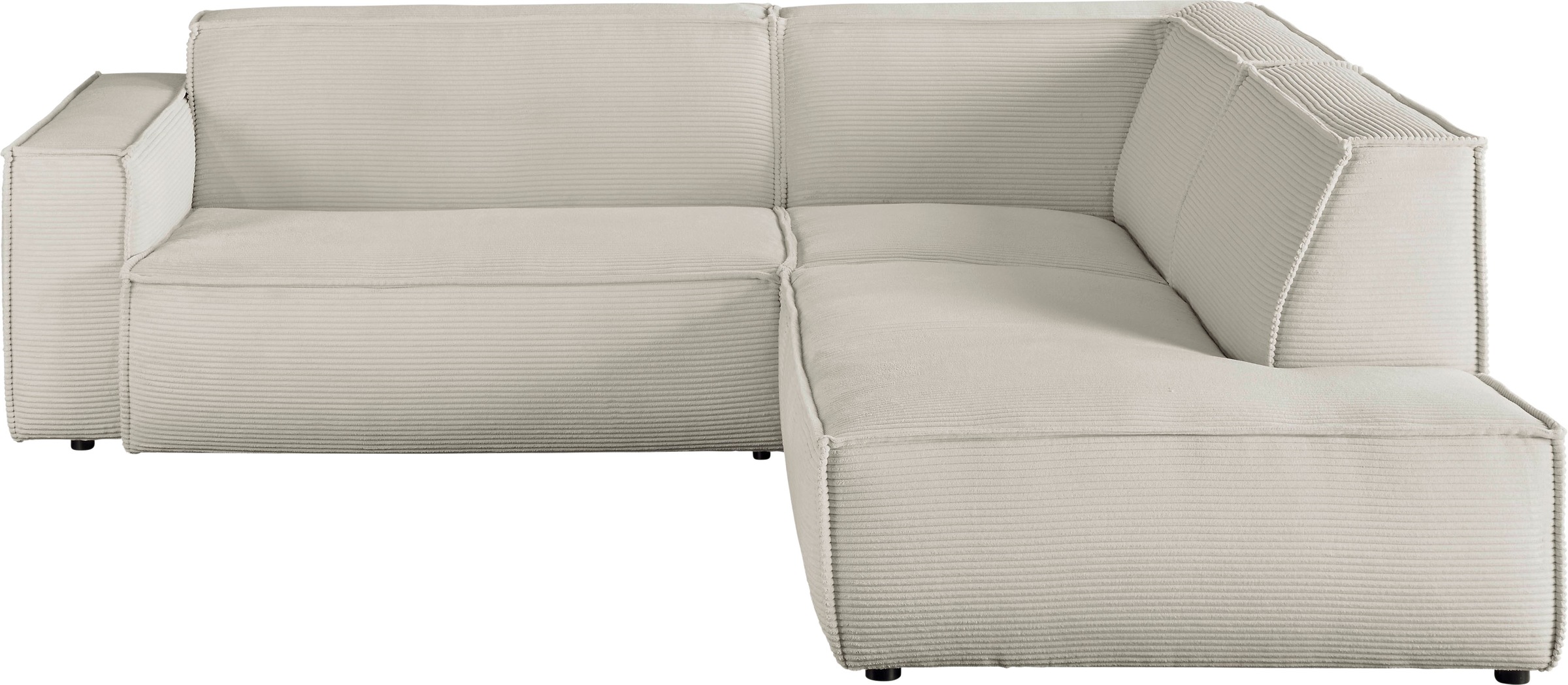 3C Candy Ecksofa »Matteo in elegant, kubischer Formensprache, bequem, L-For günstig online kaufen