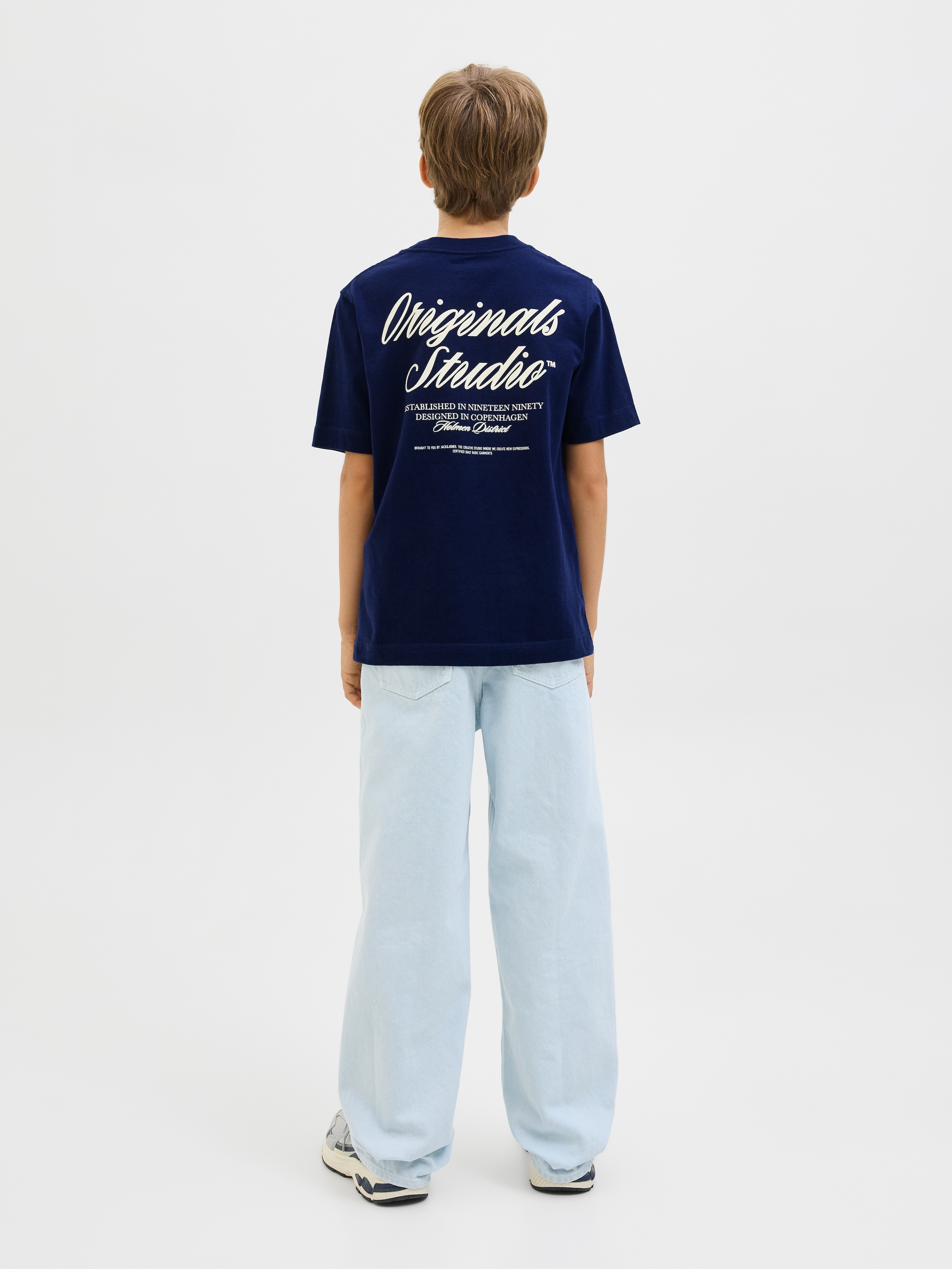 Jack & Jones Junior T-Shirt »JORNORREBRO TYPO TEE SS CREW NECK SN JNR«