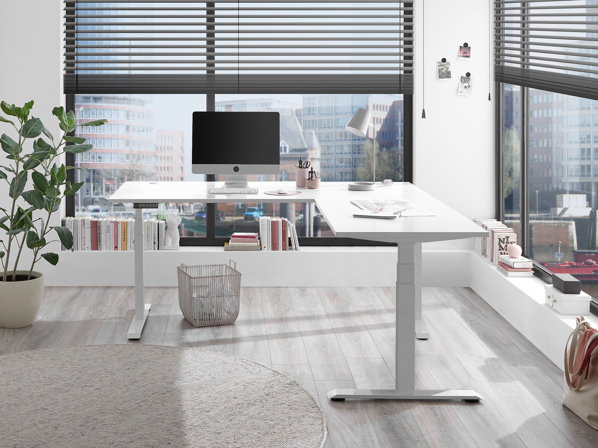 BEGA OFFICE Eckschreibtisch »Ben« 1 Stk. tlg. elektrisch höhenverstellbarer günstig online kaufen