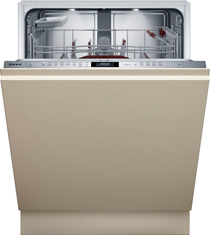 NEFF vollintegrierbarer Geschirrspüler N 70 »S257EAX00E«, 13 Maßgedecke, Time Light: auf den Boden projizierte Restlaufzeit