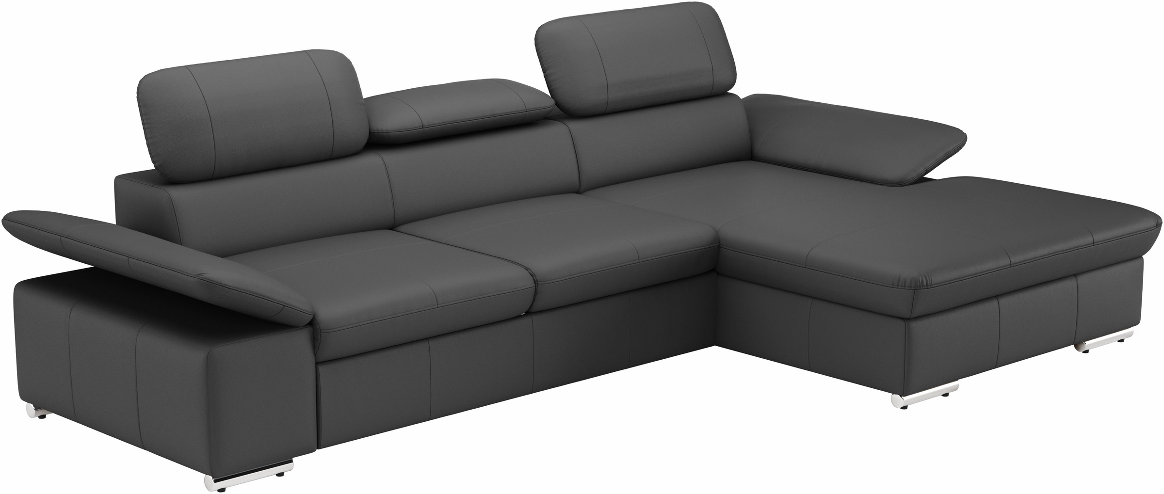 sit&more Ecksofa »Valantine L-Form«, inkl. Kopf- und Armteilverstellung, wahlweise mit Bettfunktion