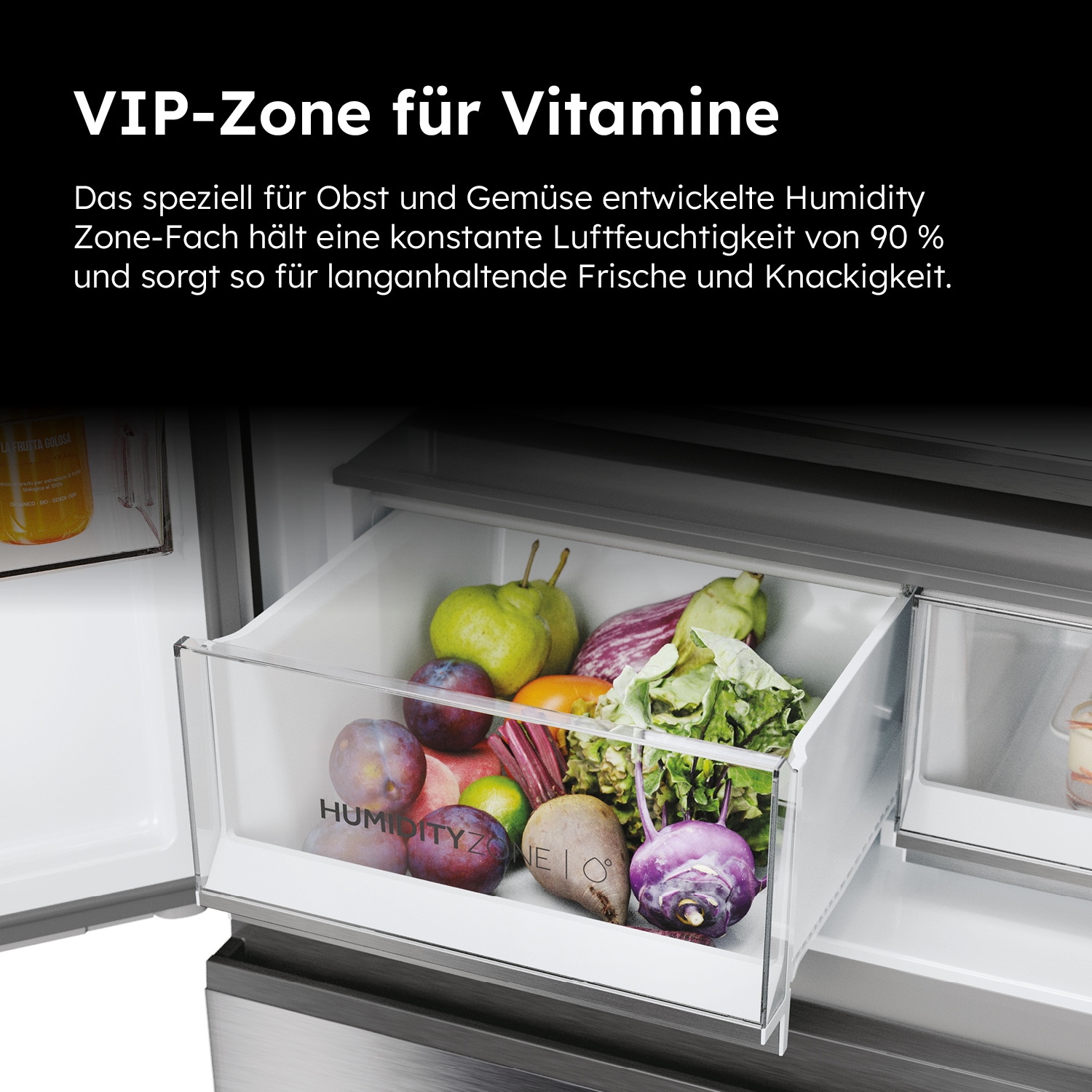 Haier French Door FD 90 SERIES 7 »HFR7819ENGC«, 190 cm hoch, 83 cm breit, Nutzinhalt: 504 Liter, HumidityZone