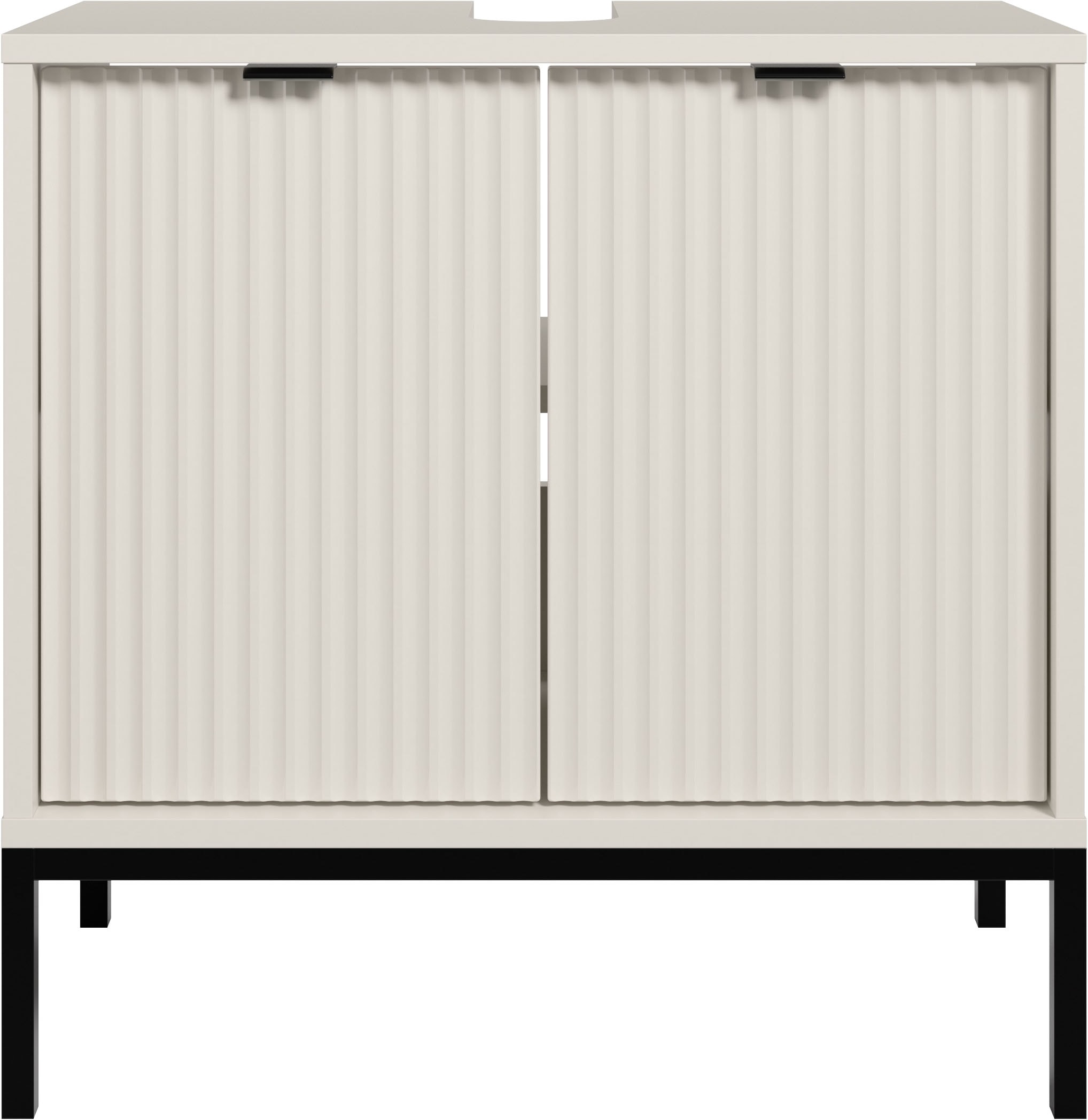 BASIC by Balculina Waschbeckenunterschrank »Lucera Waschbeckenunterschrank, Badezimmerschrank BxHxT 60x60x32« 1 Stk. tlg. Breite 60 cm, Tür L/R montierbar