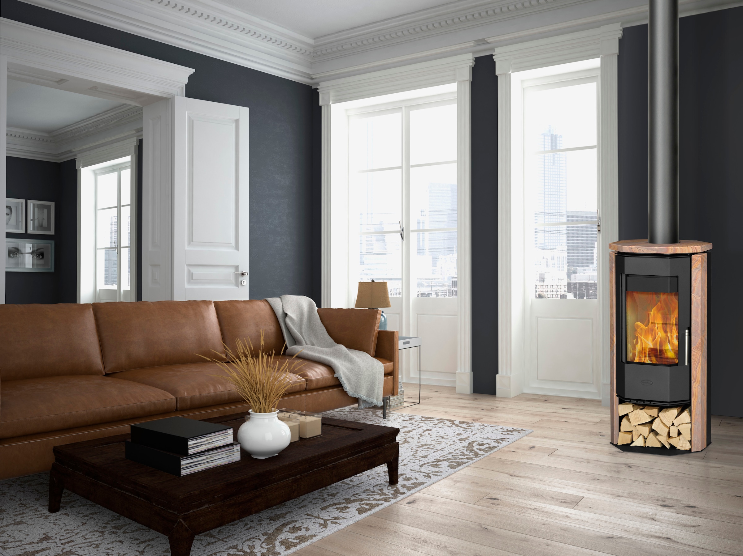 Fireplace Kaminofen »Phönizia Lotic«, Außenluftanschluss