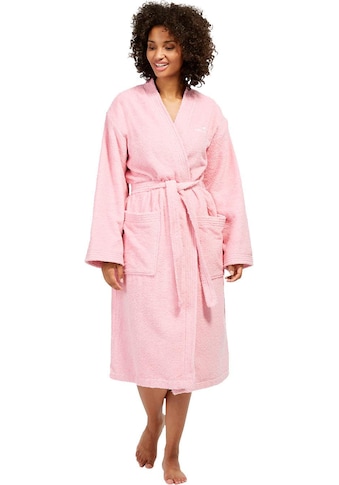 TOM TAILOR Unisex-Bademantel »Kimono«, (1 St.), für Damen & Herren, mit Kimono-Kragen... kaufen