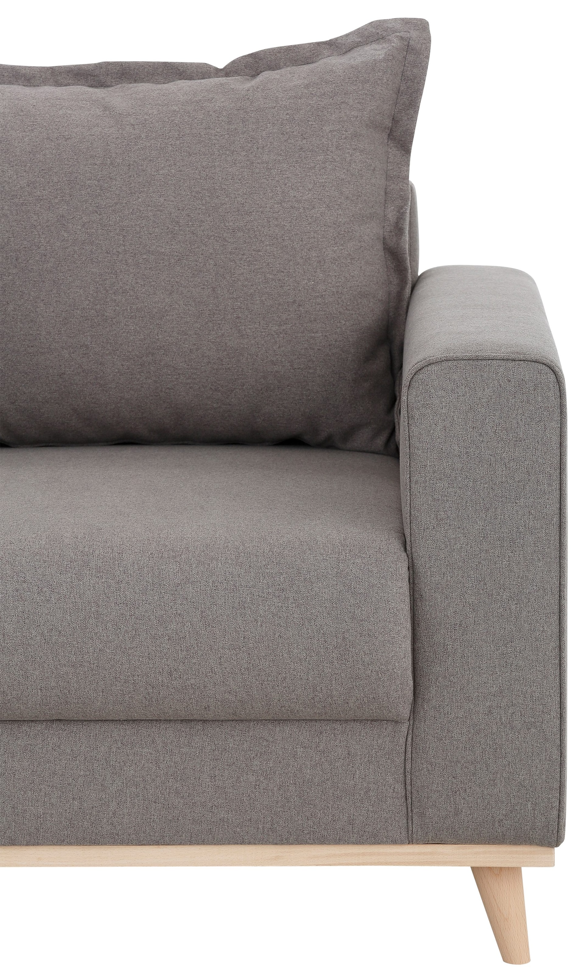 Home affaire Ecksofa »Edina L-Form« auch in Baumwollmix-Bezug, im skandinavischem Stol