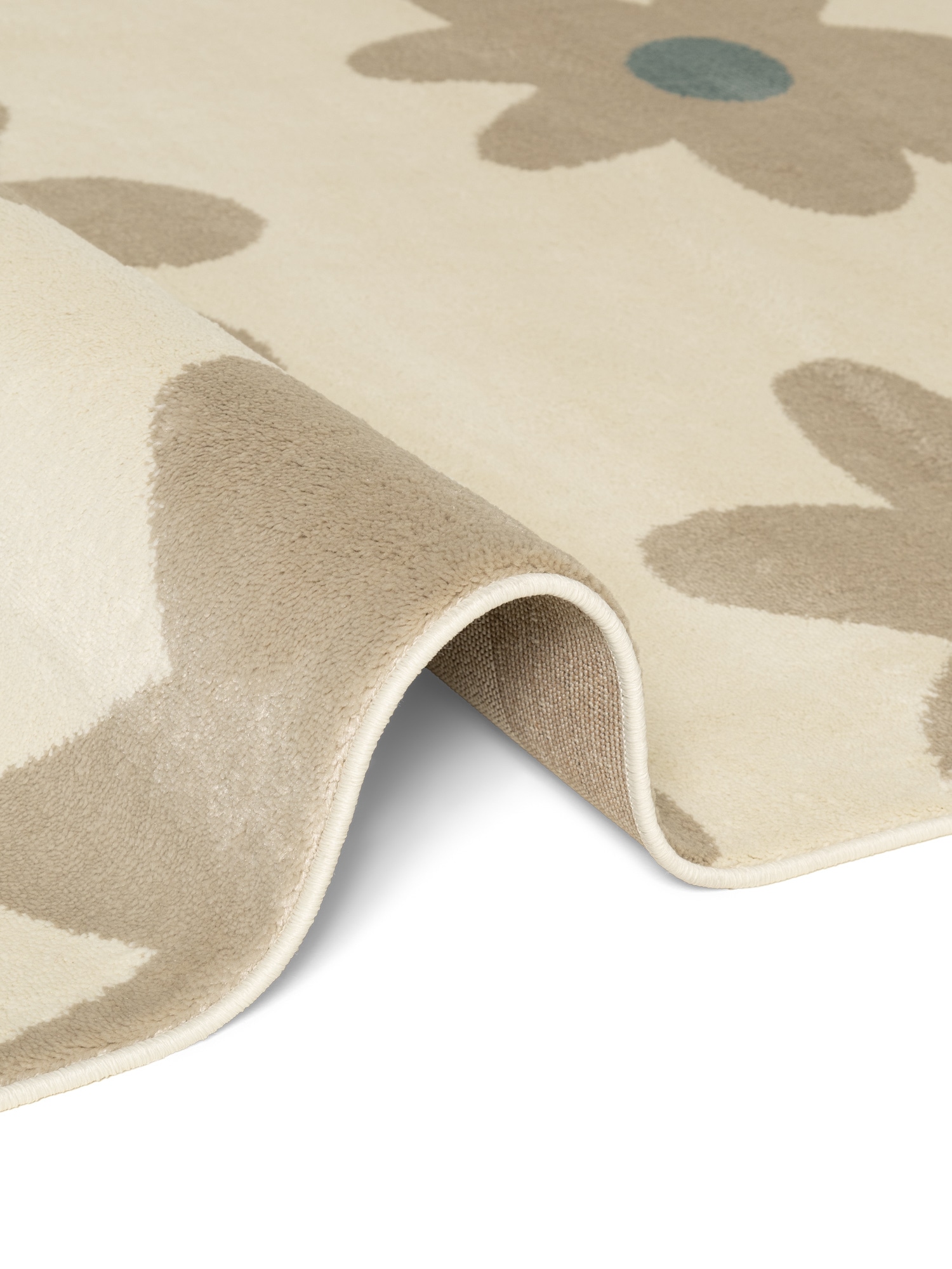 HANSE Home Kinderteppich »Bloomy« rund 10 mm Höhe Pflegeleicht, Weich, Kinderzimmer, Spielteppich, Spielunterlage