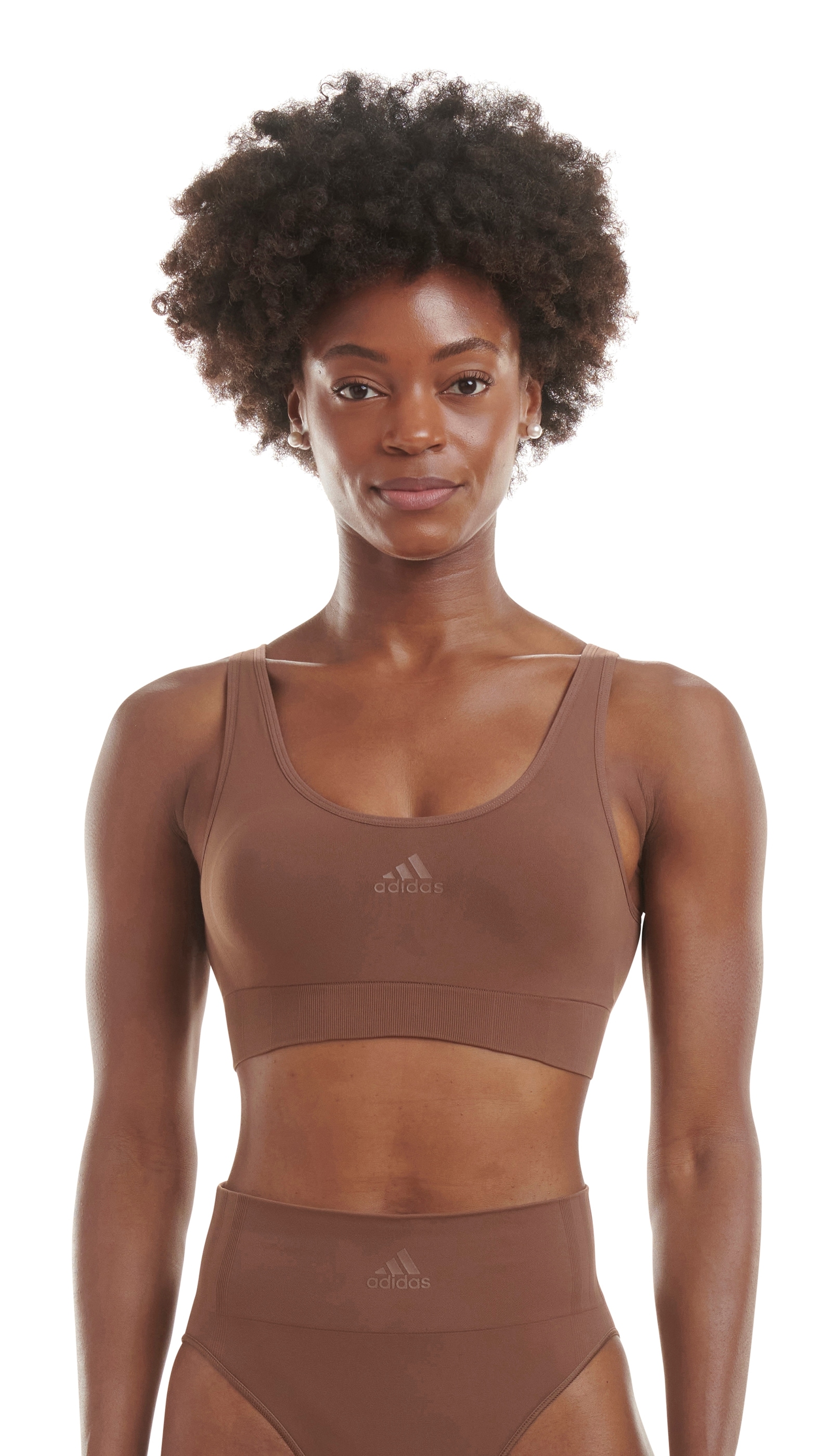 adidas Sportswear Bustier »"Sport Active Seamless Micro Stretch"«, zusätzliche Stretch Eigenschaft behält Stoff an Ort und Stelle