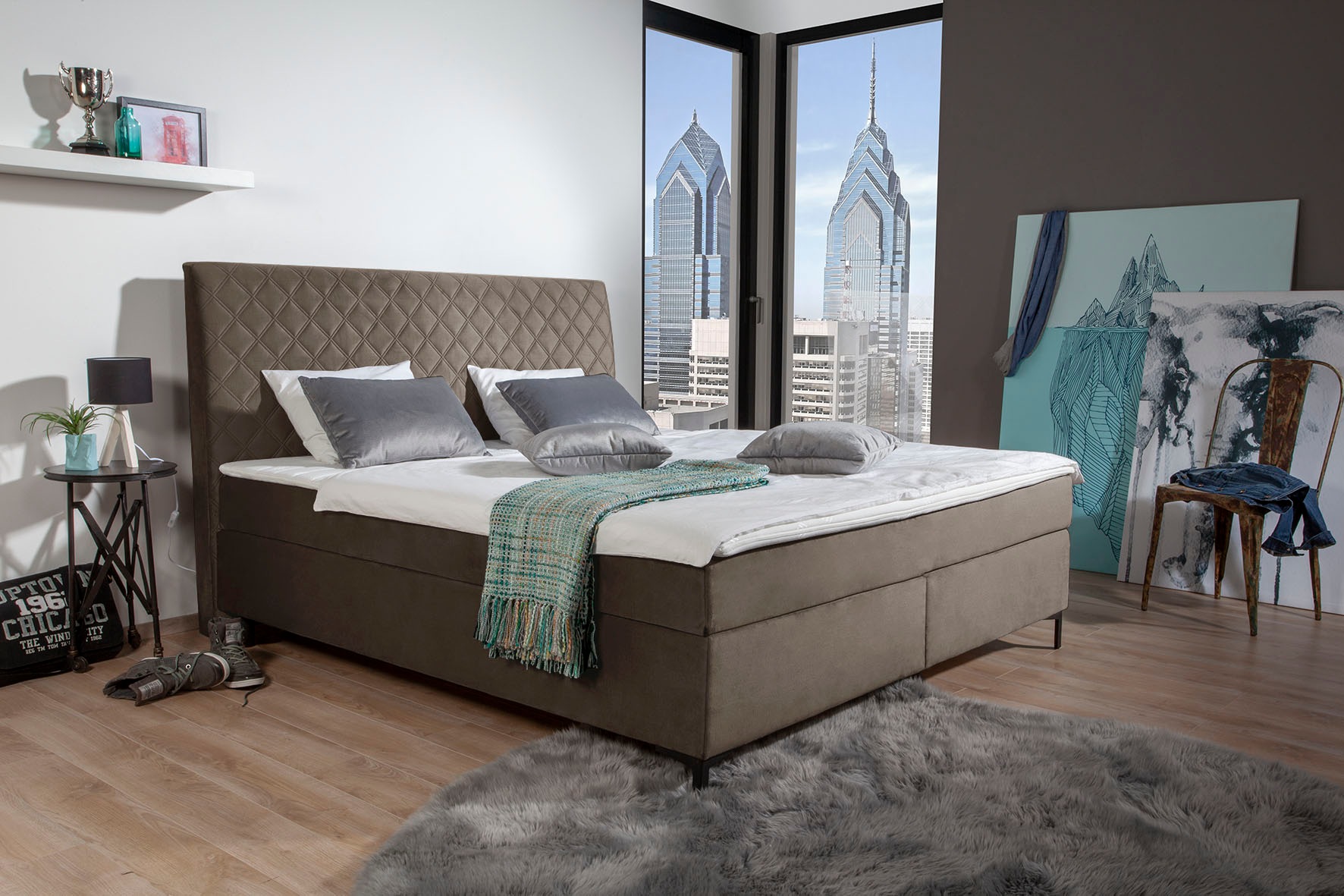 alina Boxspringbett »Petro« inklusive Matratze und Topper, in diversen Ausf günstig online kaufen