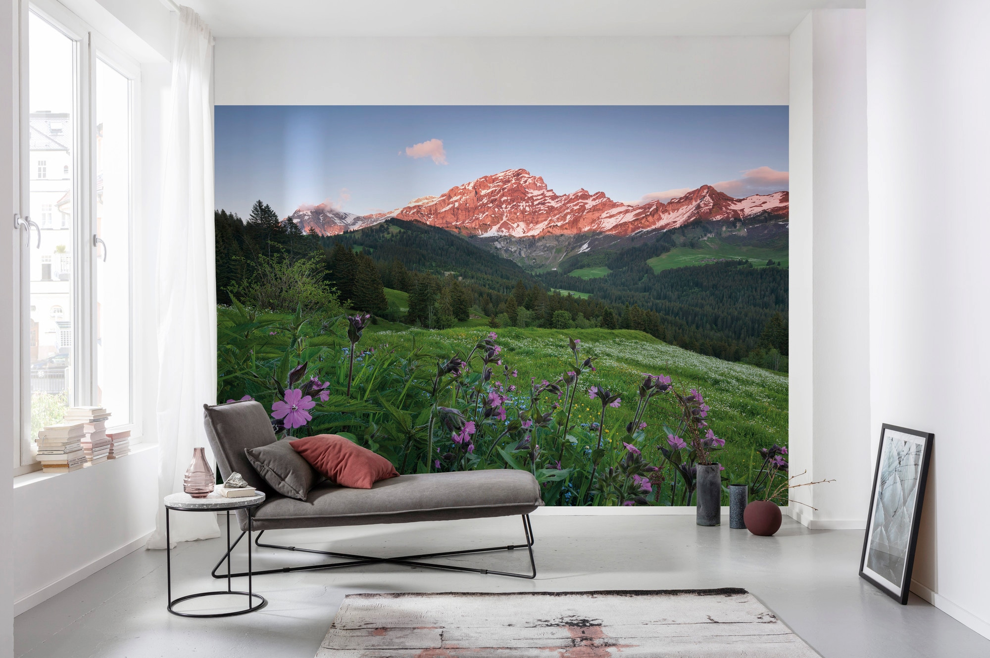 Komar Fototapete Picturesque Switzerland B/L: ca. 450x280 cm günstig online kaufen