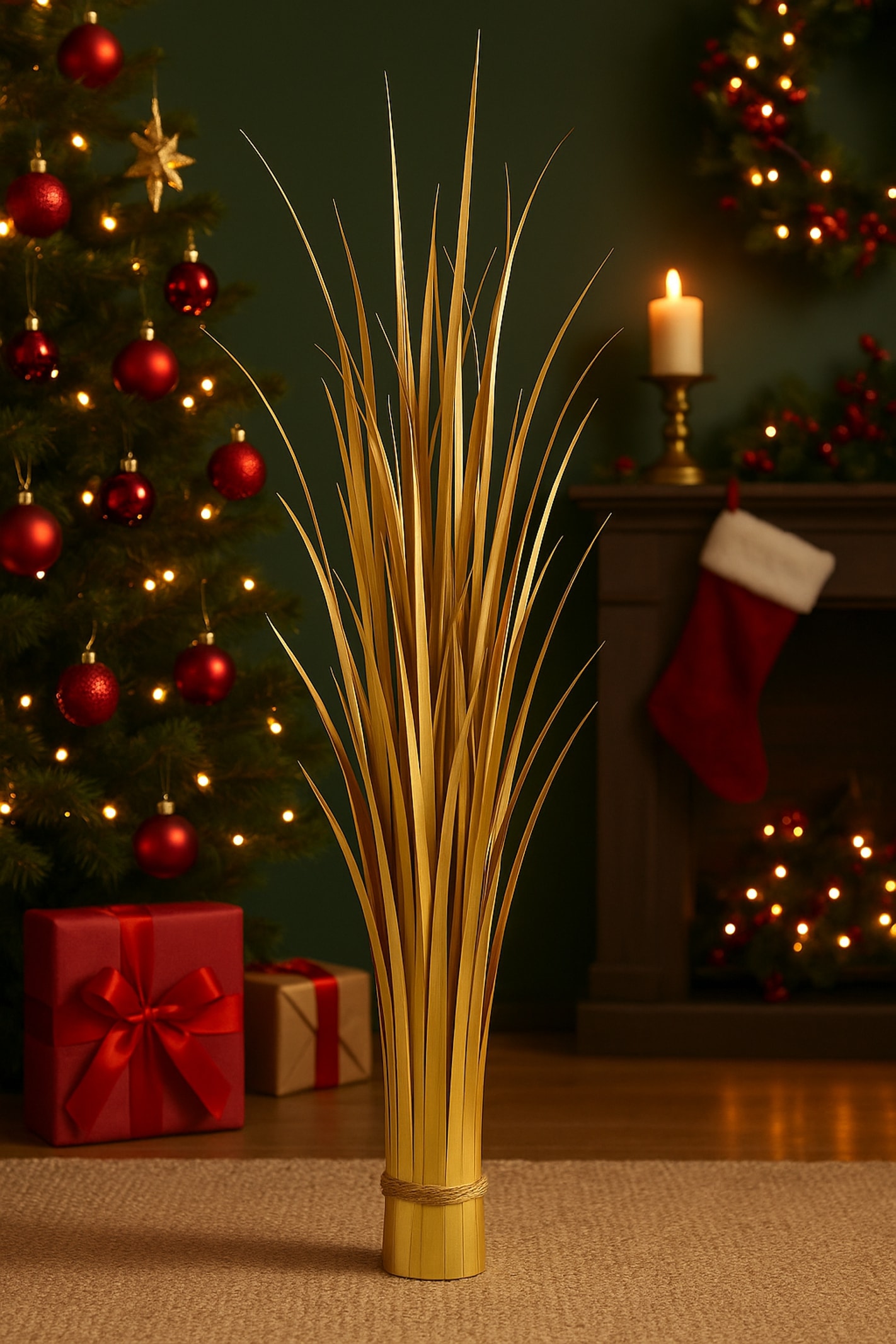 I.GE.A. Kunstpflanze »Grasbündel« Grasarrangement Künstlich Gras Busch Deko günstig online kaufen