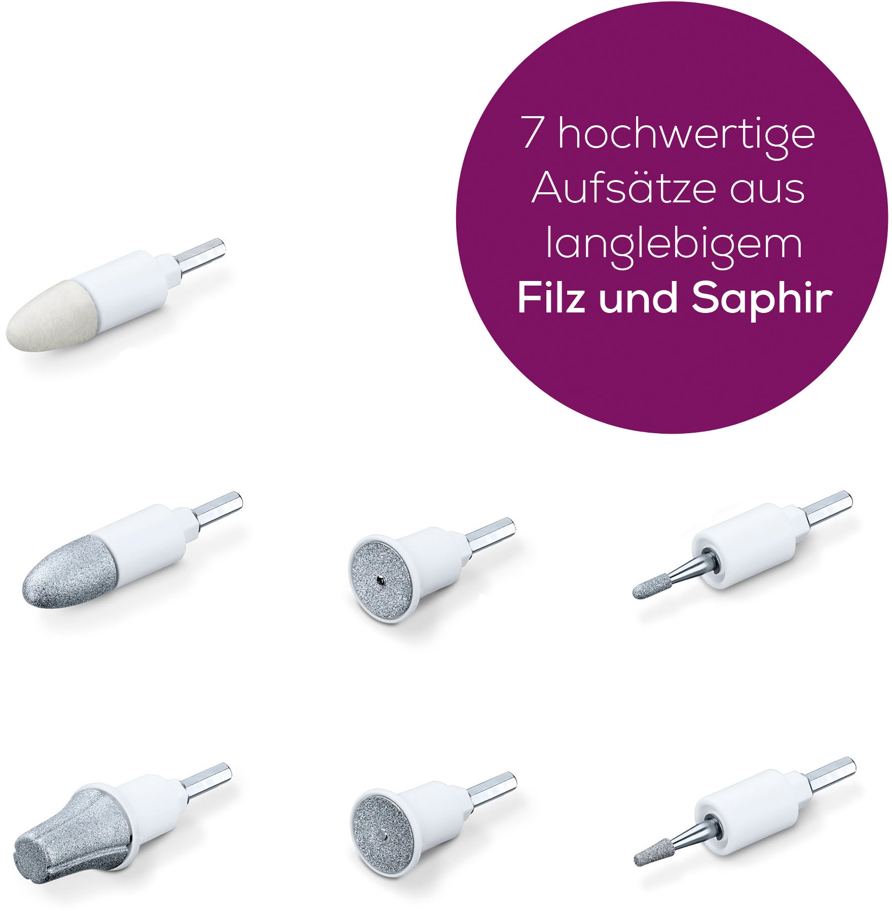 BEURER Ersatzschleifkörper »MP 44 Aufsatz Set«